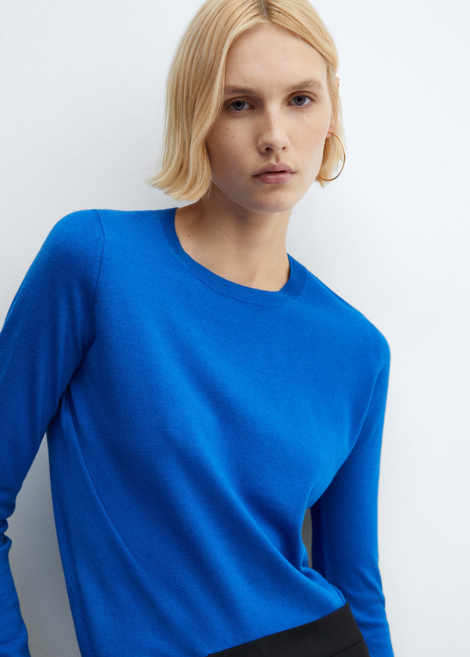 Pull-over maille col rond - Détail de l'article 1