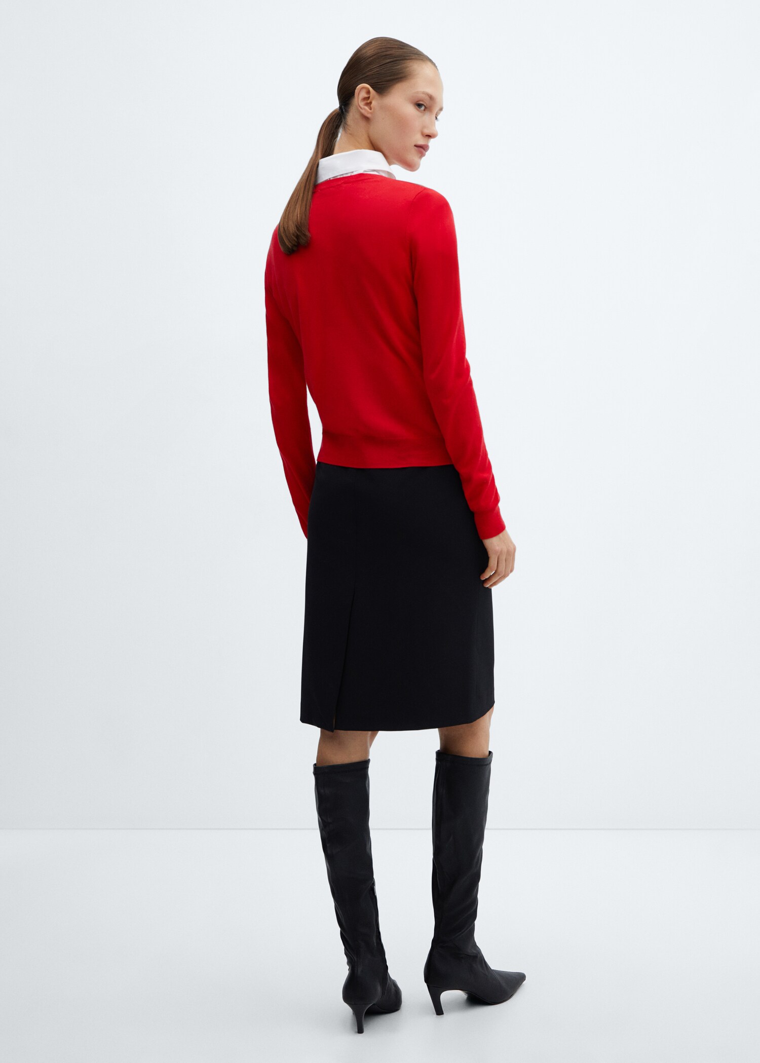 Pull-over maille col rond - Verso de l’article