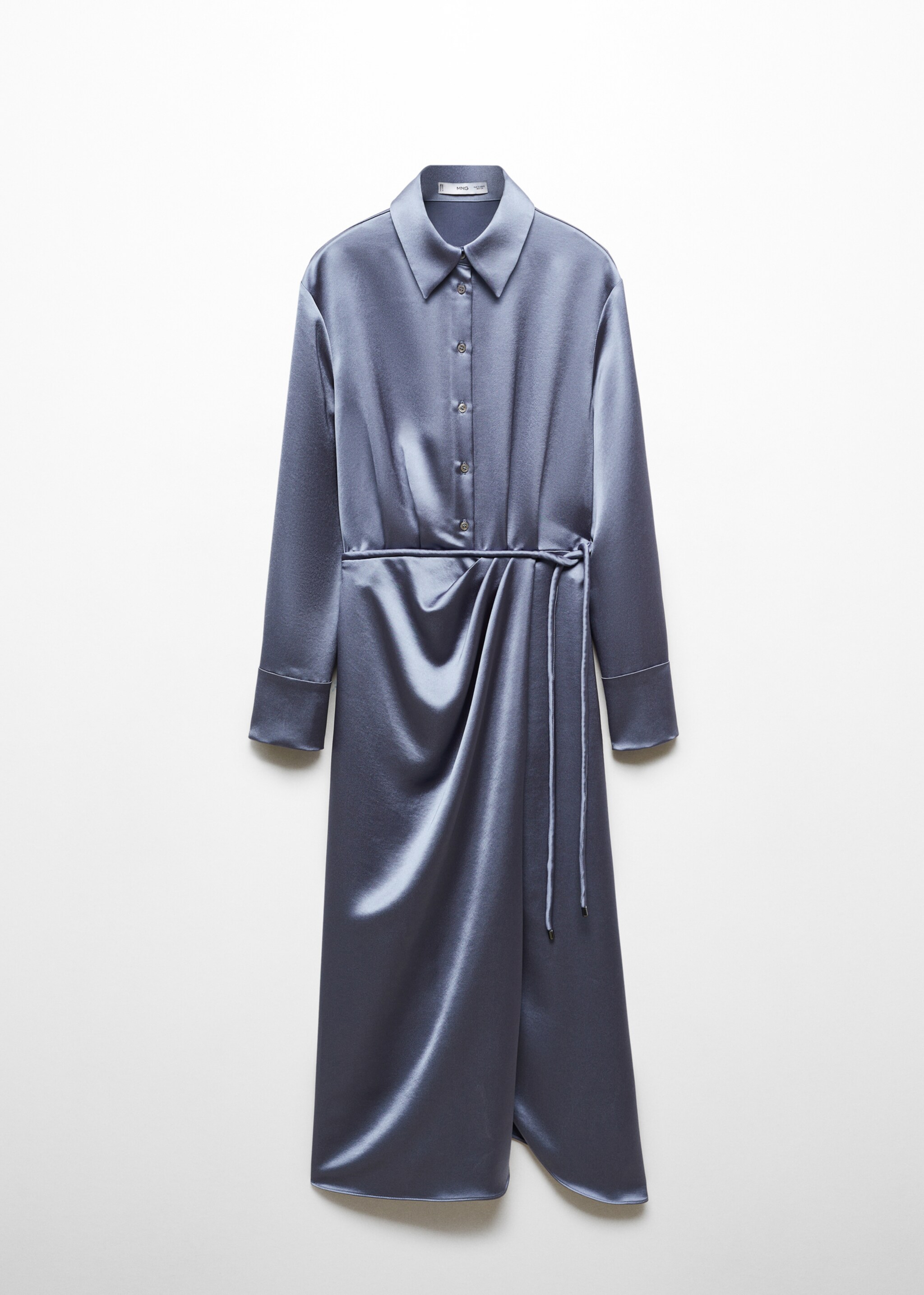 Satin shirt dress - Article without model