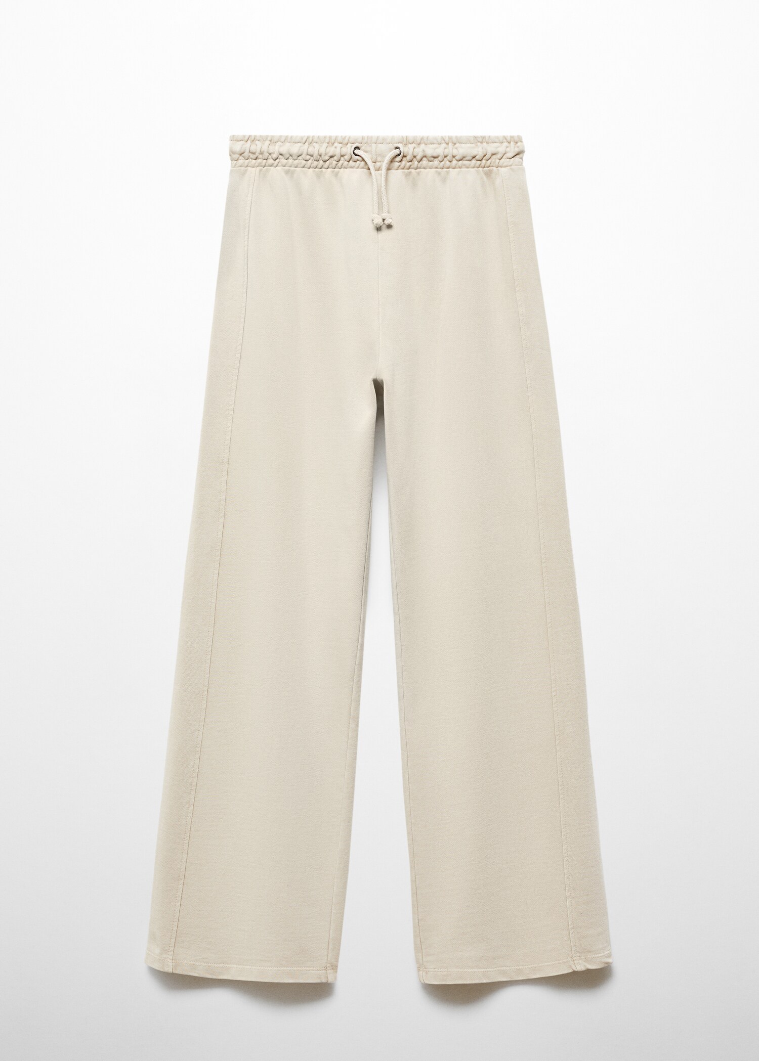 Washed trousers with elastic waist - Article without model