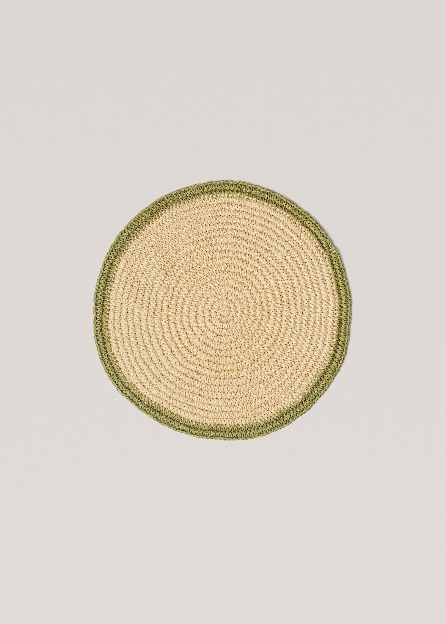 Set de table tressé rond - Article sans modèle