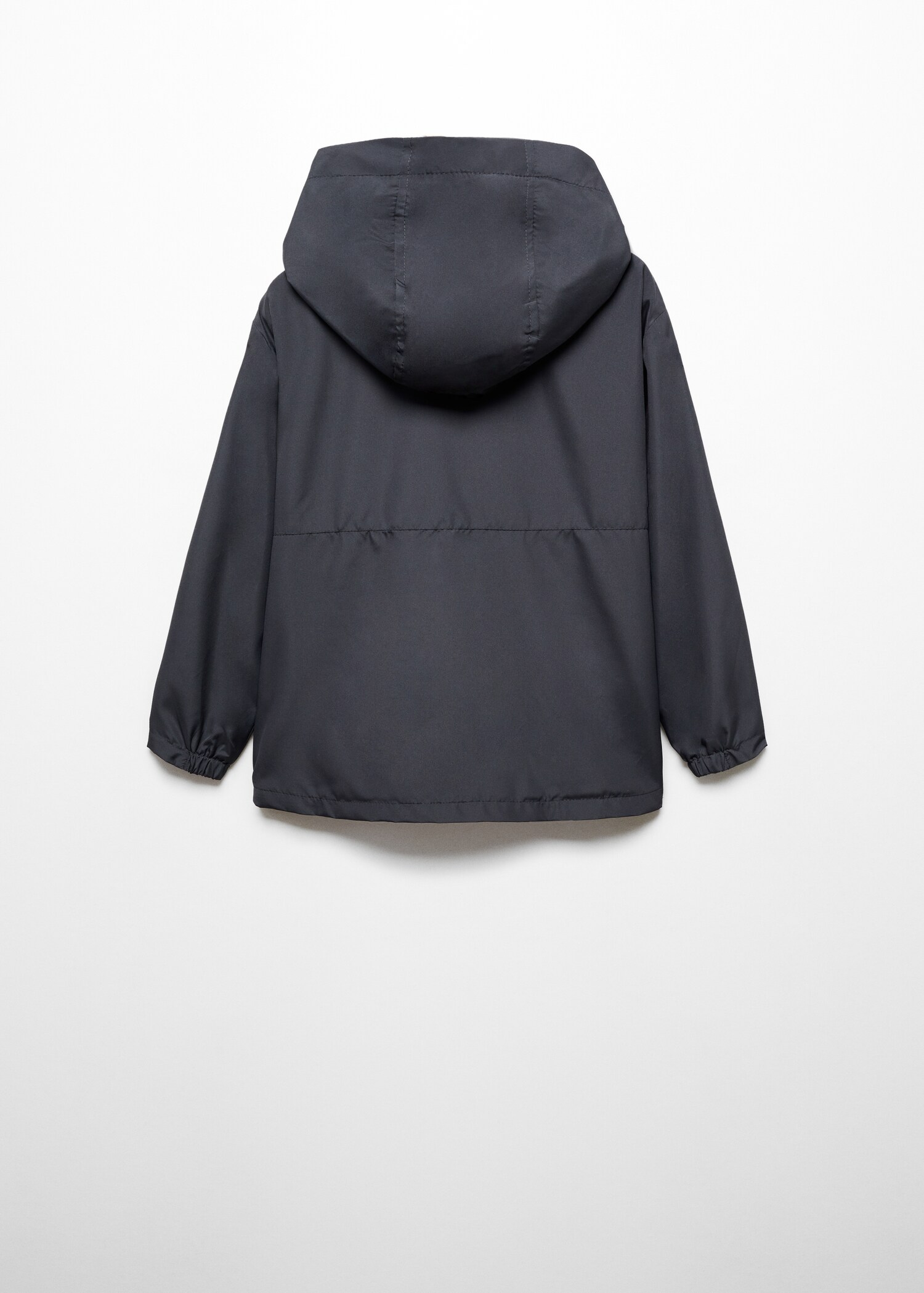 Baumwollparka mit Kapuze - Rückseite des Artikels