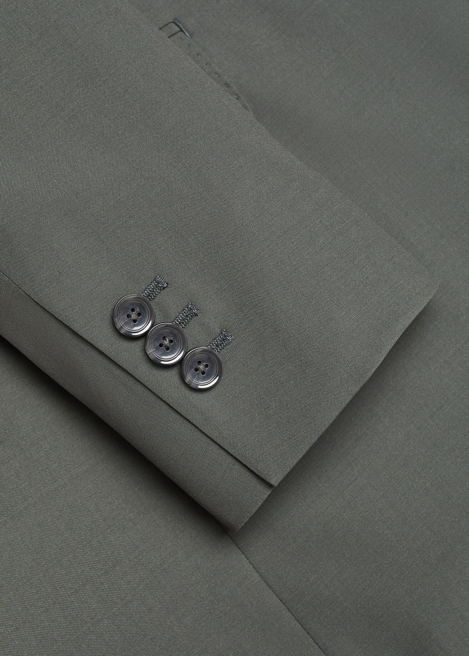 Σακάκι κοστουμιού slim fit μαλλί - Λεπτομέρεια του προϊόντος 8