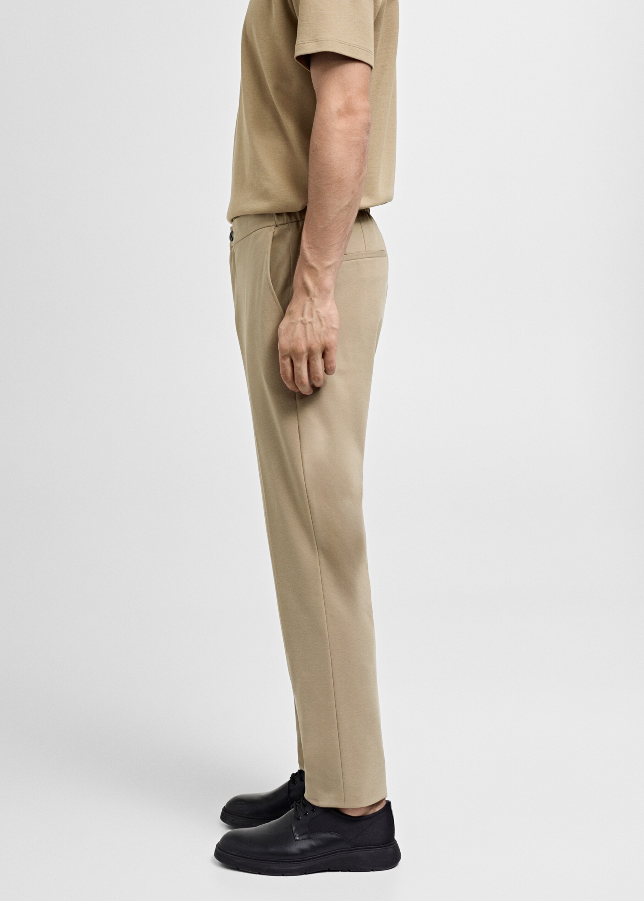 Pantalón traje slim fit algodón - Detalle del artículo 2