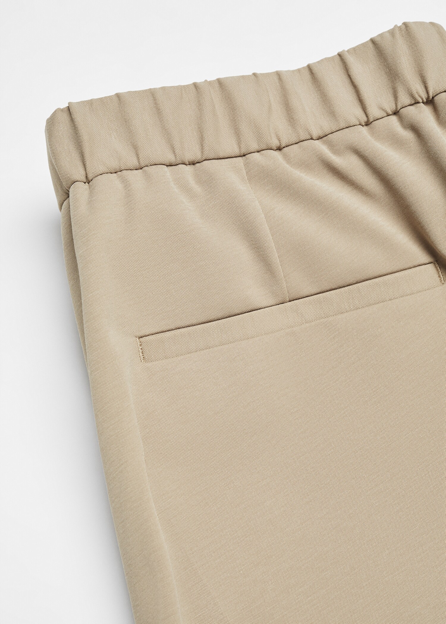 Slim-fit cotton suit trousers - Details of the article 8