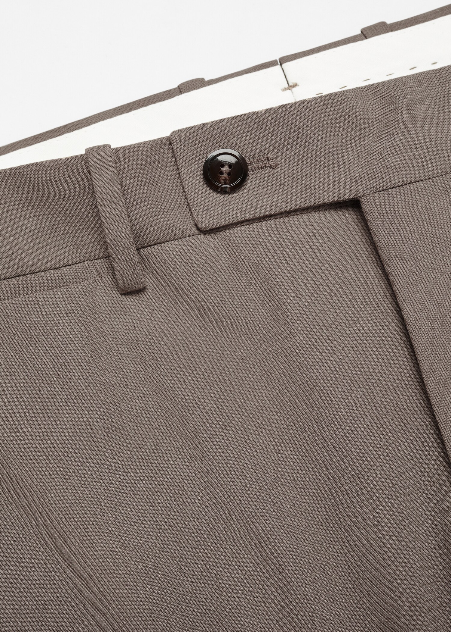 Slim fit cool wool suit trousers - Details of the article 8