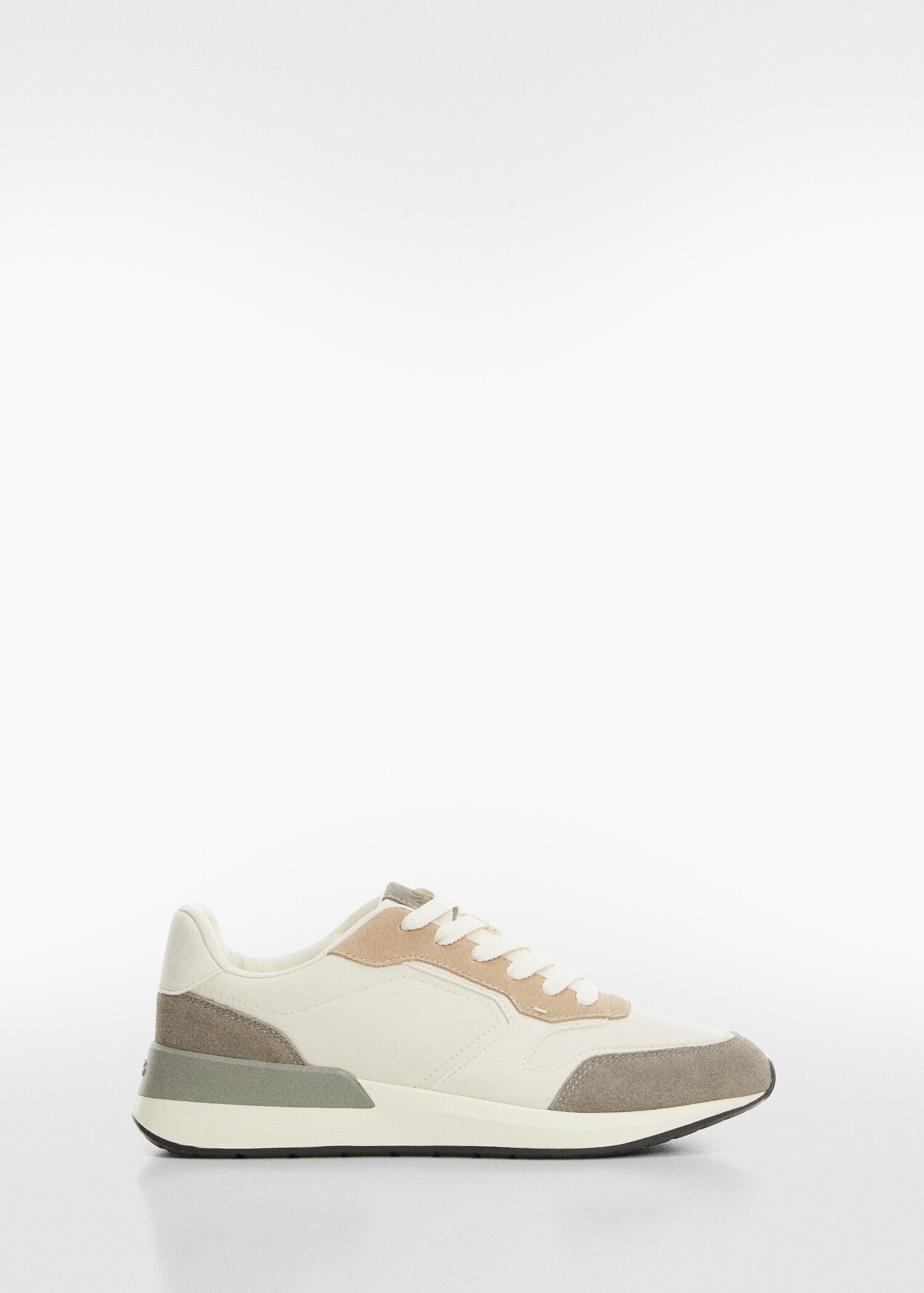 Leather mixed sneakers - Article without model