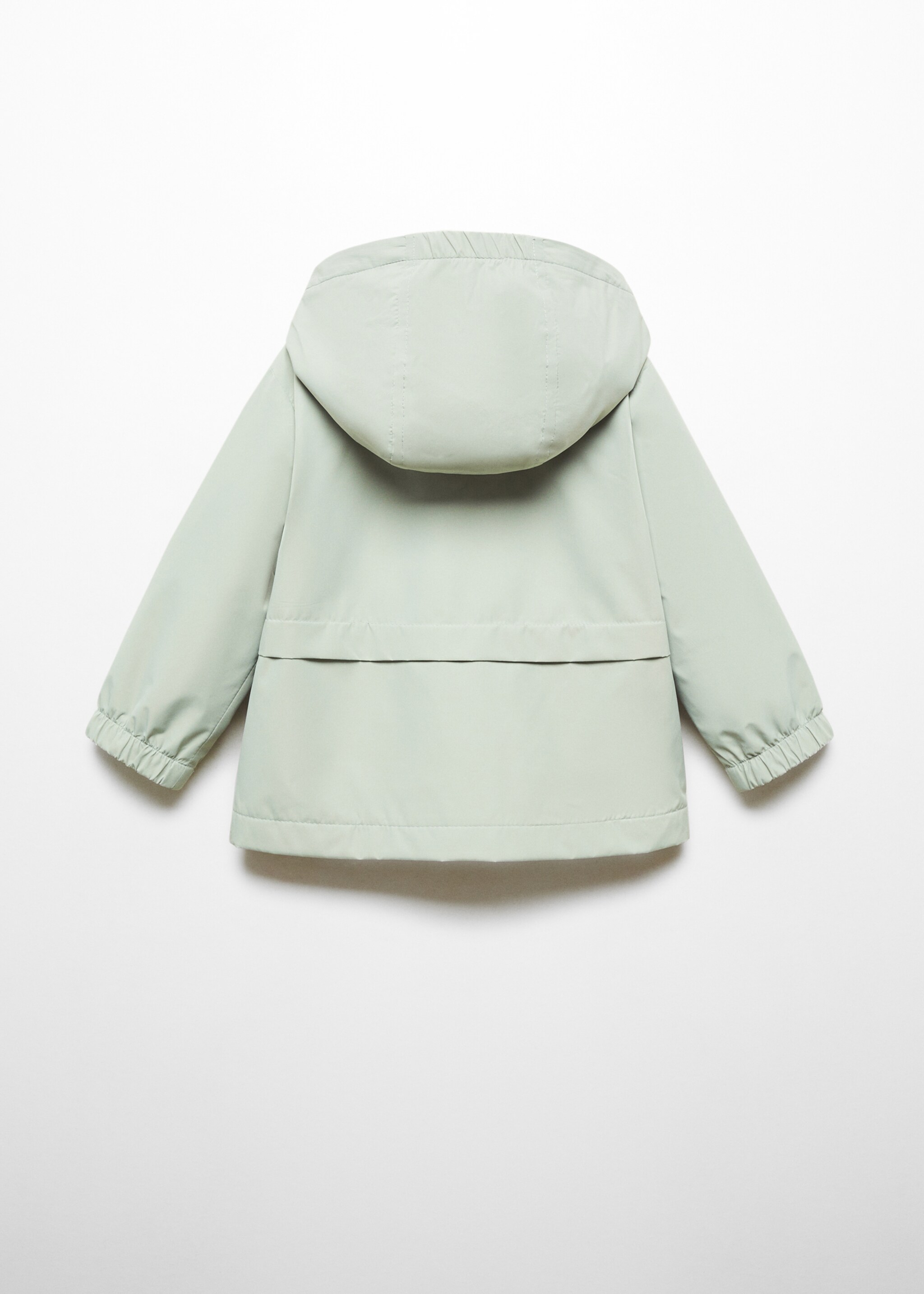 Raincoat hooded jacket - Reverse of the article
