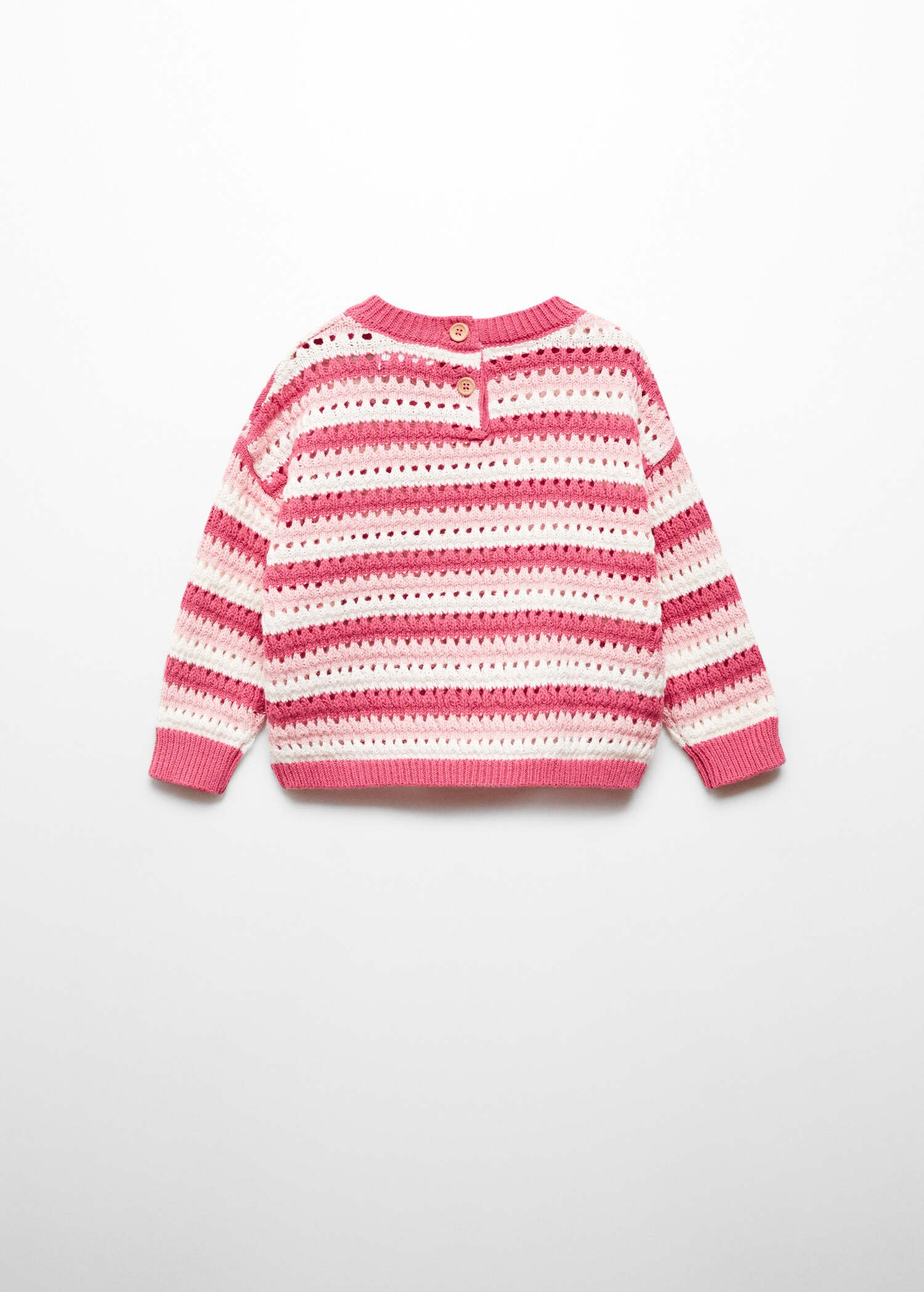 Openwork knit sweater - Reverse of the article