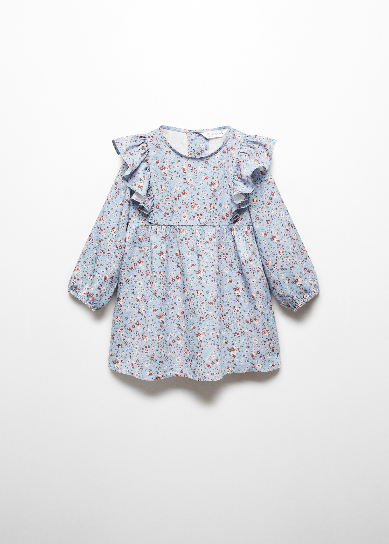 Vestido estampado volantes - Artículo sin modelo