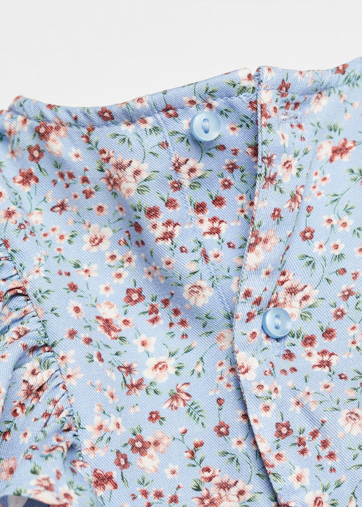 Vestido estampado volantes - Detalle del artículo 0