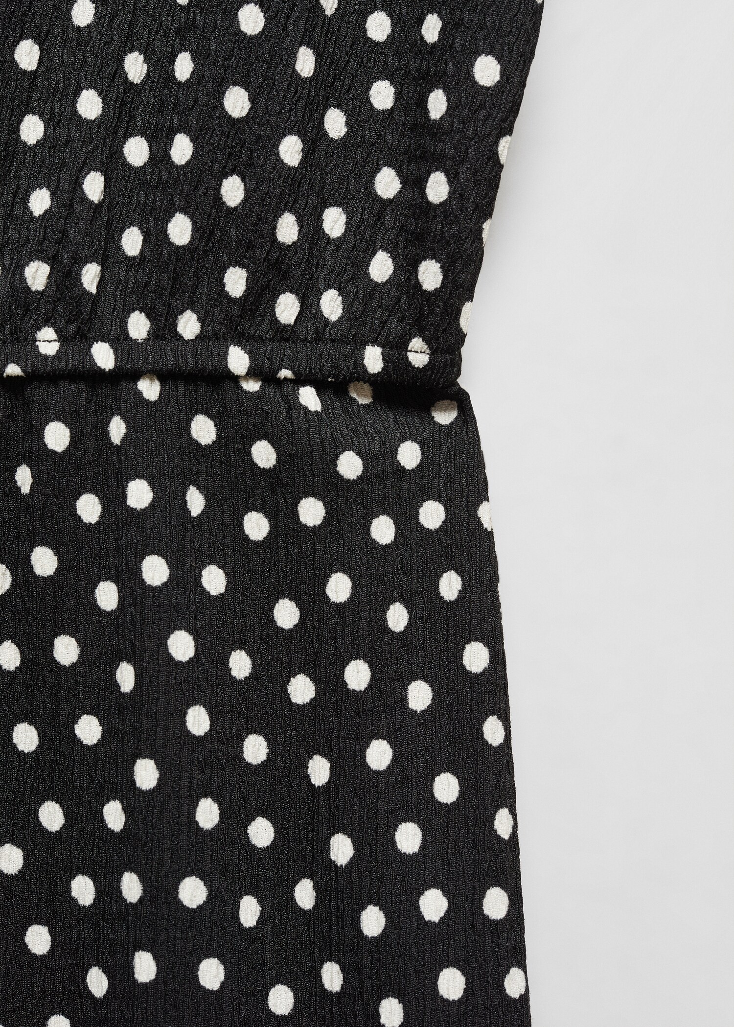Polka-dot long jumpsuit - Details of the article 8