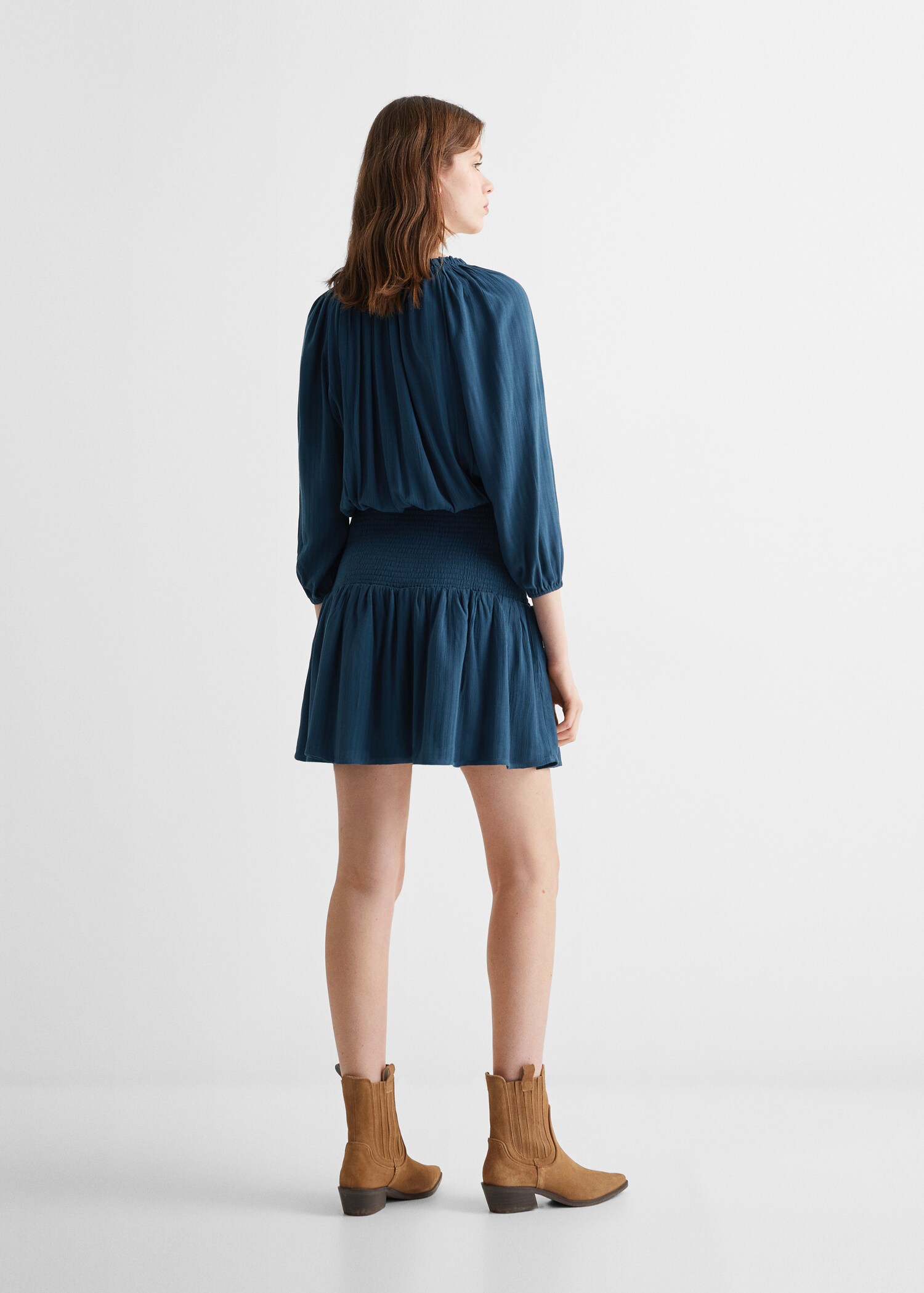 Robe froncée volants - Verso de l’article