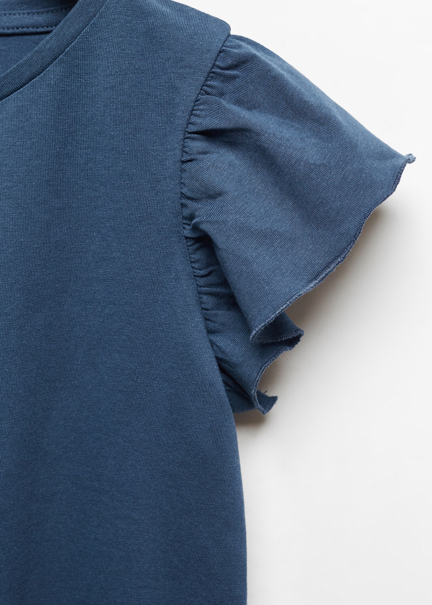 Kurzärmliges T-Shirt mit Rüschen - Detail des Artikels 8