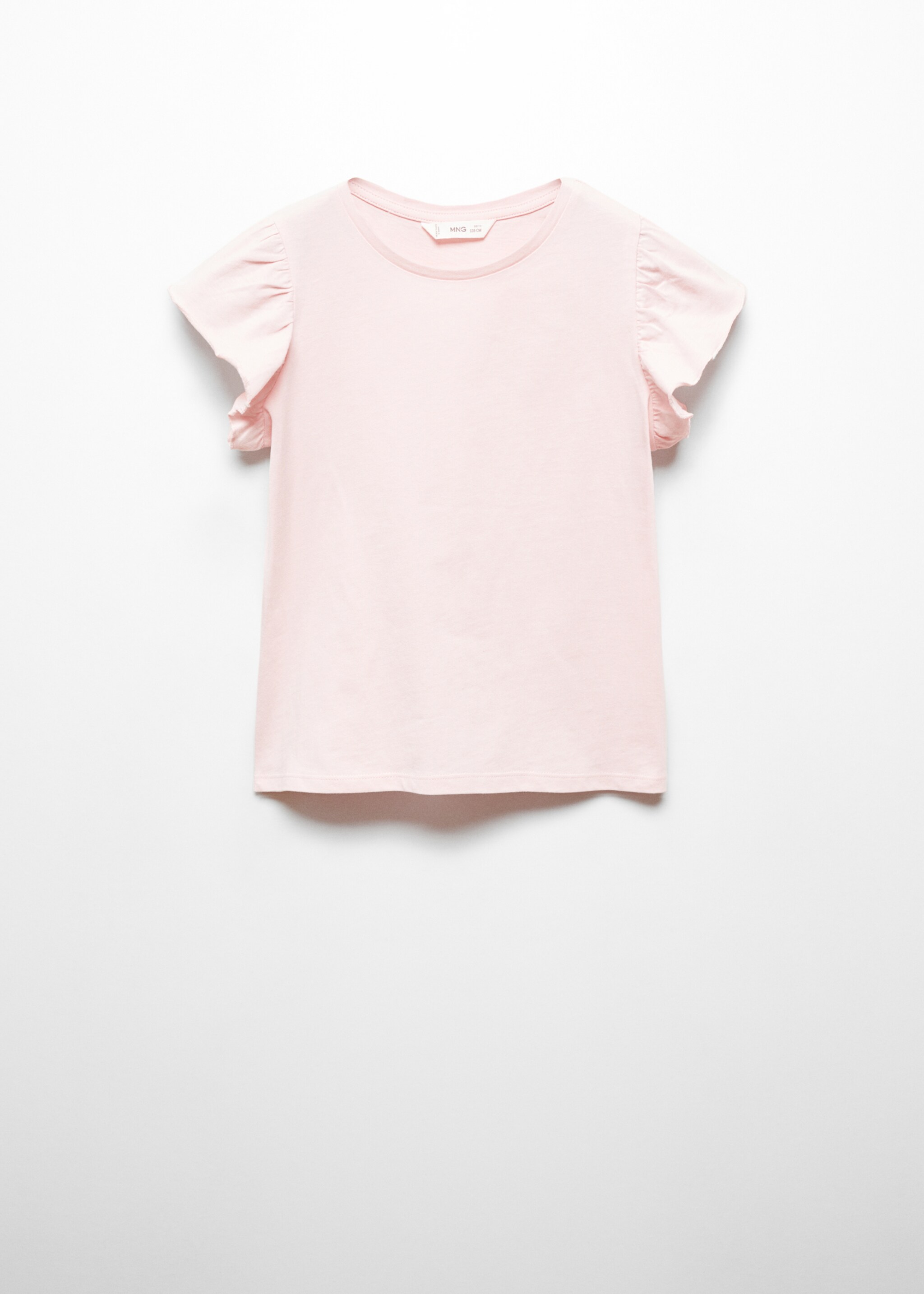 Short-sleeved ruffle t-shirt - Article without model