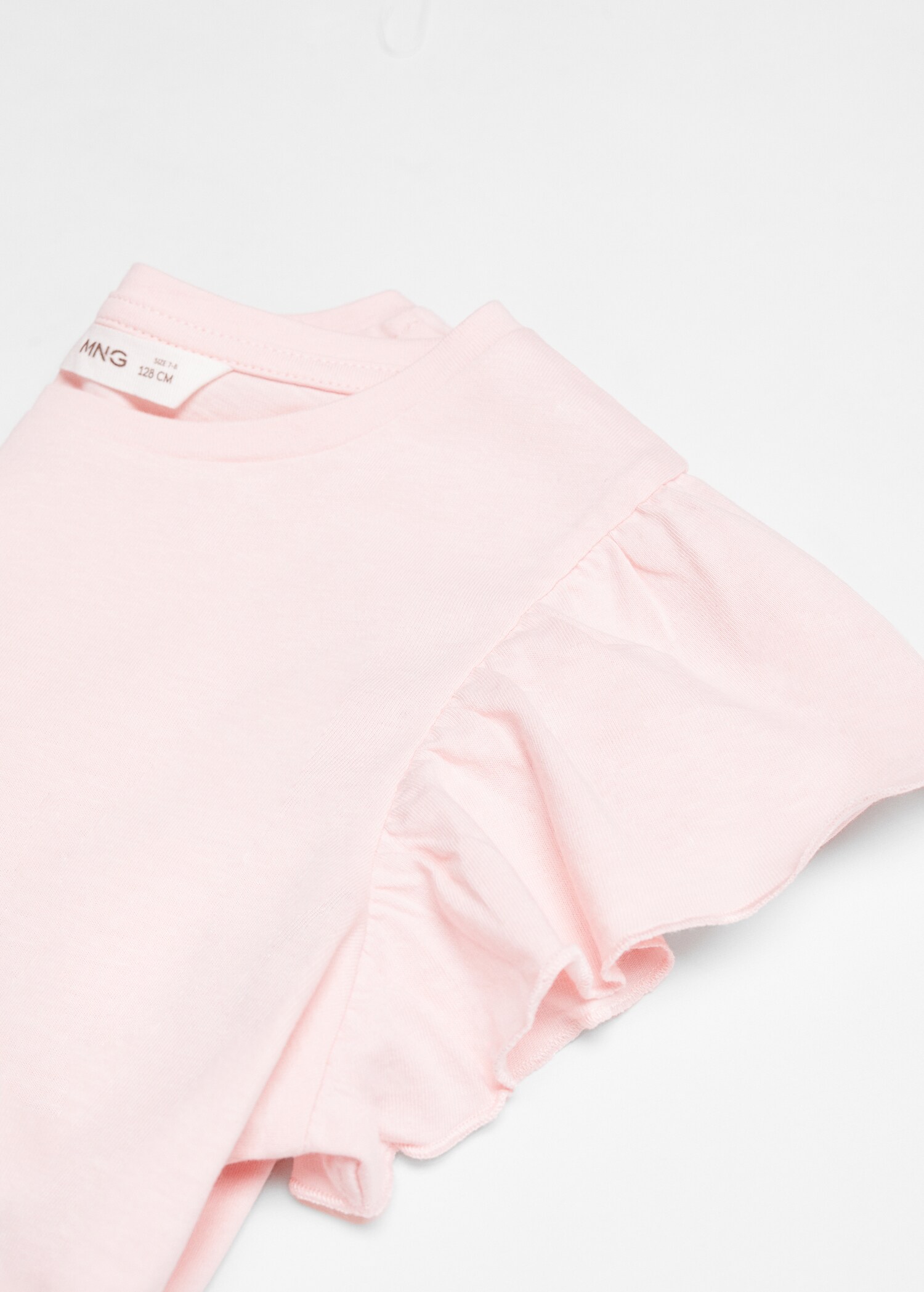 Kurzärmliges T-Shirt mit Rüschen - Detail des Artikels 8