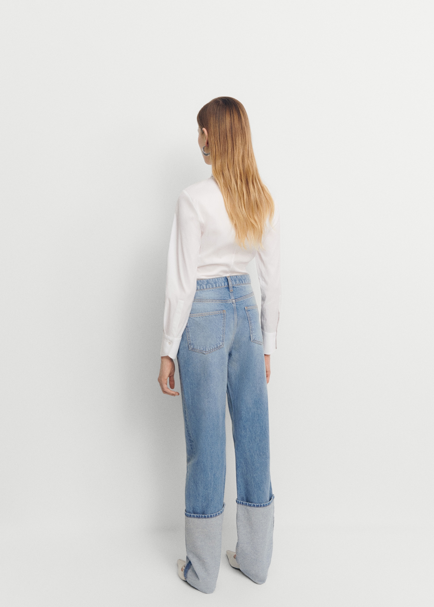 Denim Jeans Jeans Donna Risvolto Risvolto Jeans Donna Jeans Donna