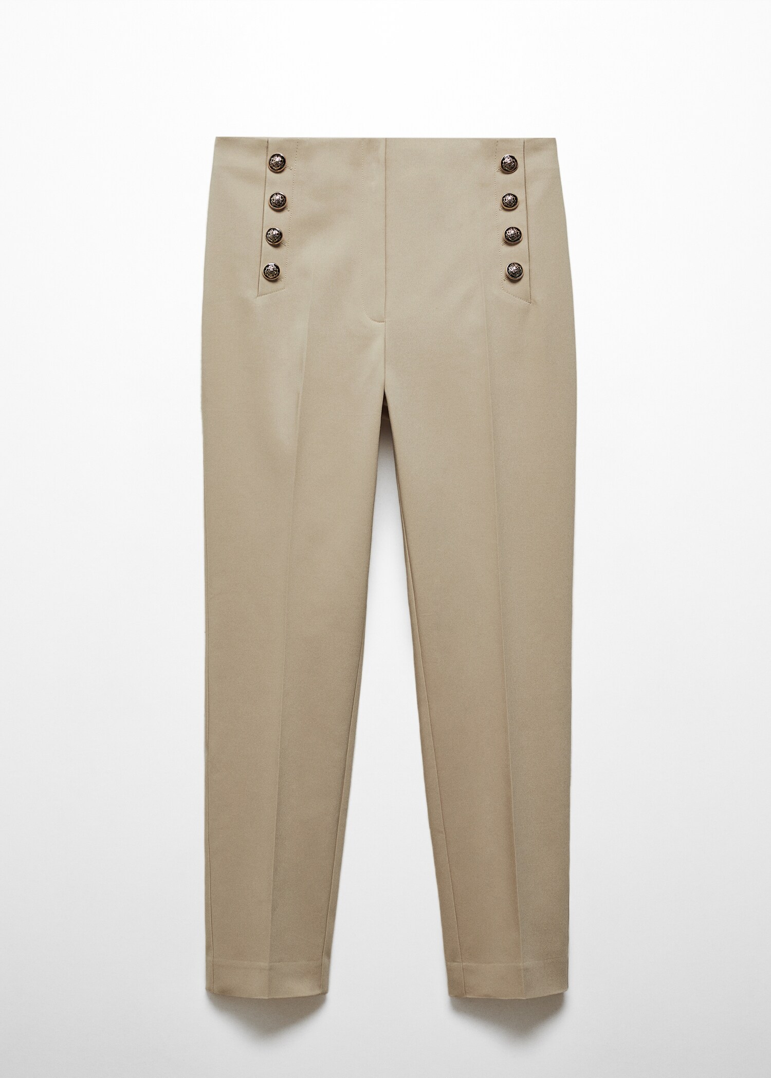 Pantalon crop boutonné - Article sans modèle