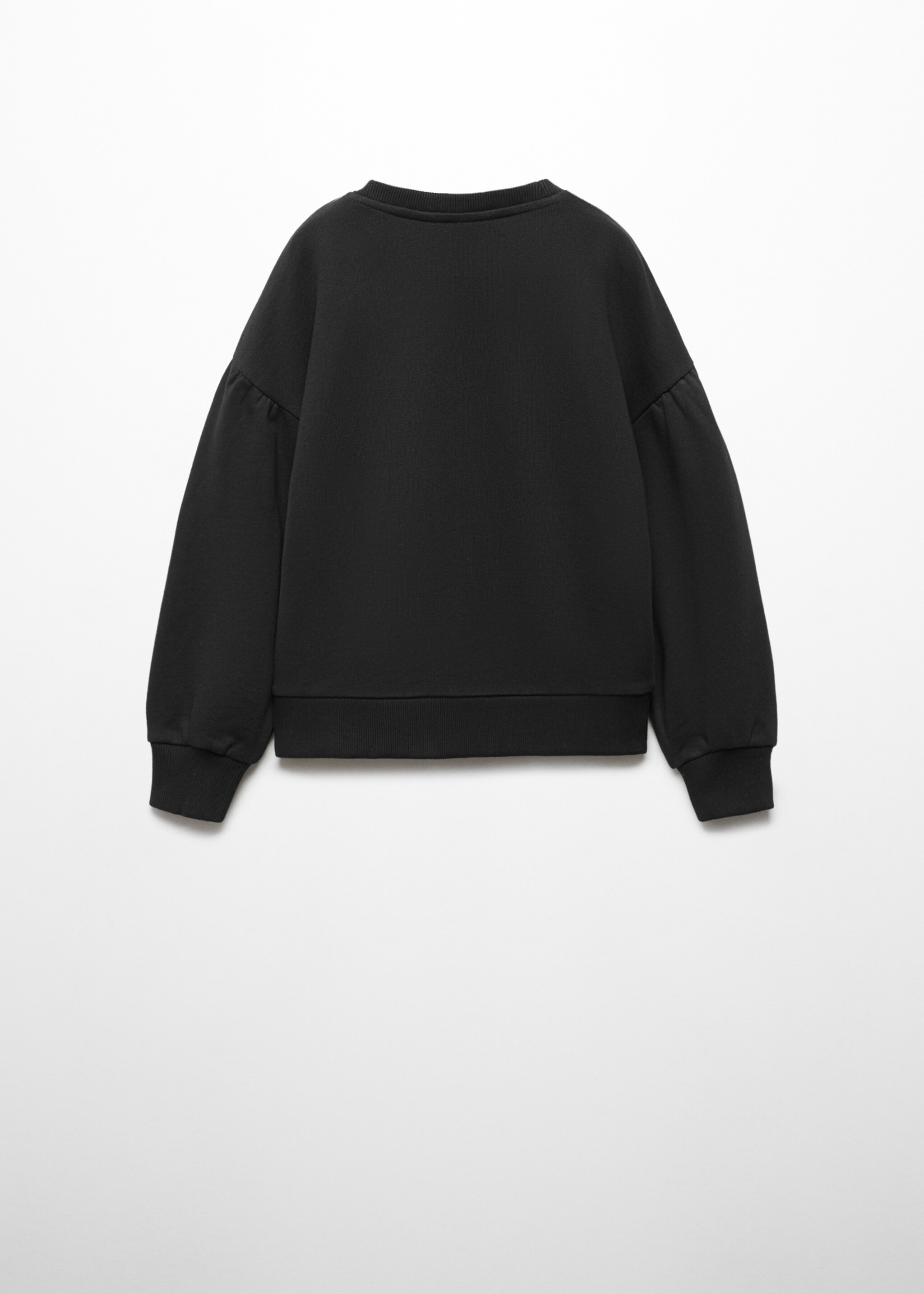 Sweat-shirt à message en relief - Verso de l’article