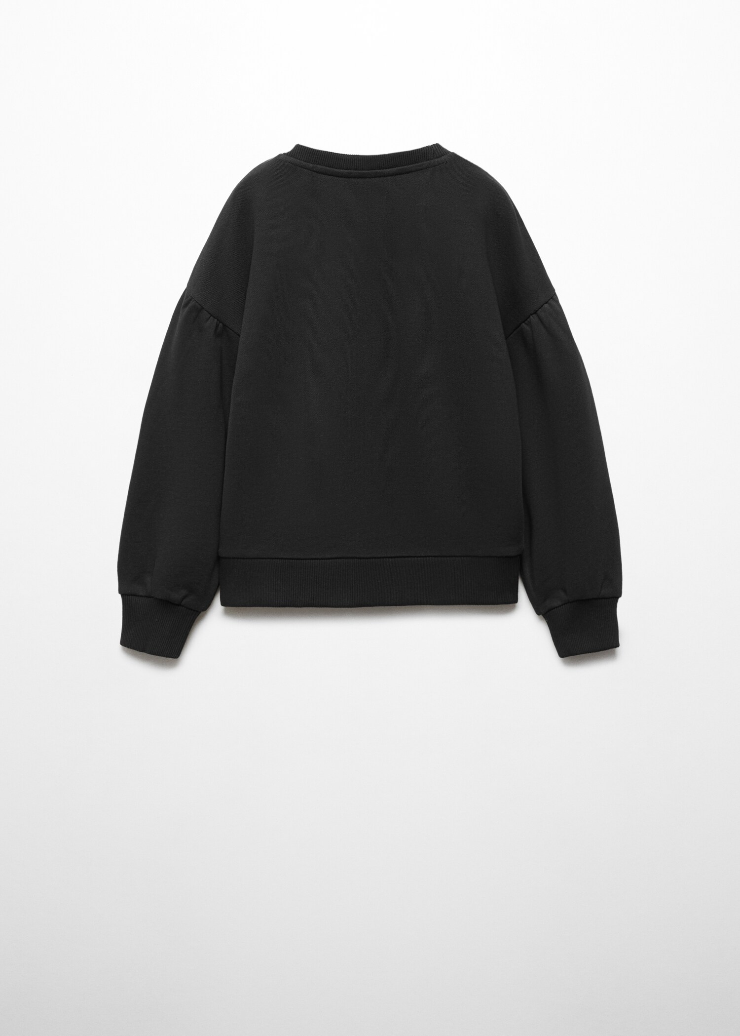 Sweat-shirt à message en relief - Verso de l’article