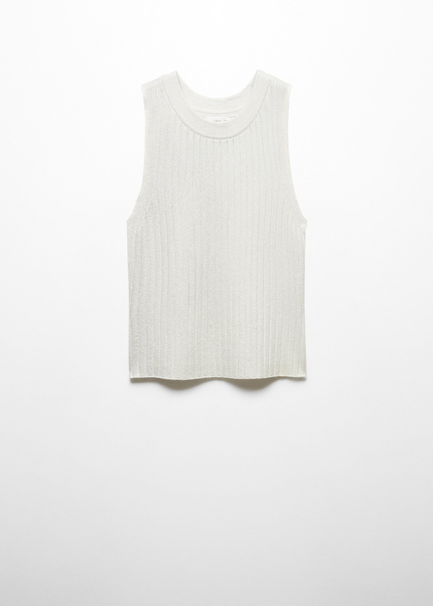 Ribbed knit top - Article without model