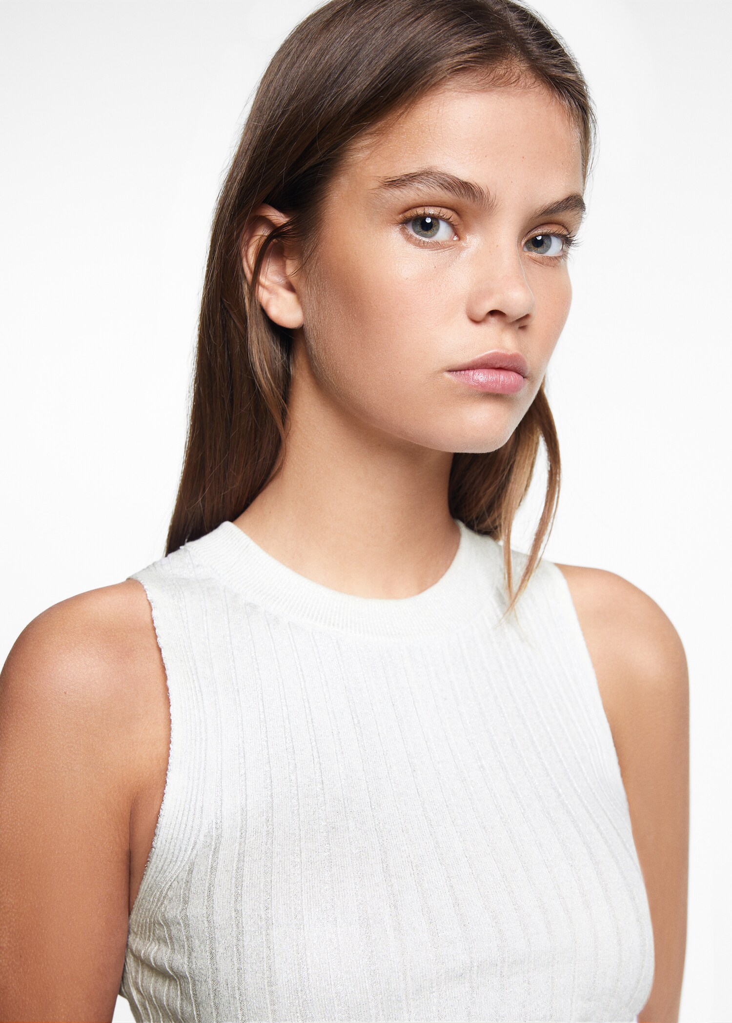 Ribbed knit top - Details of the article 1