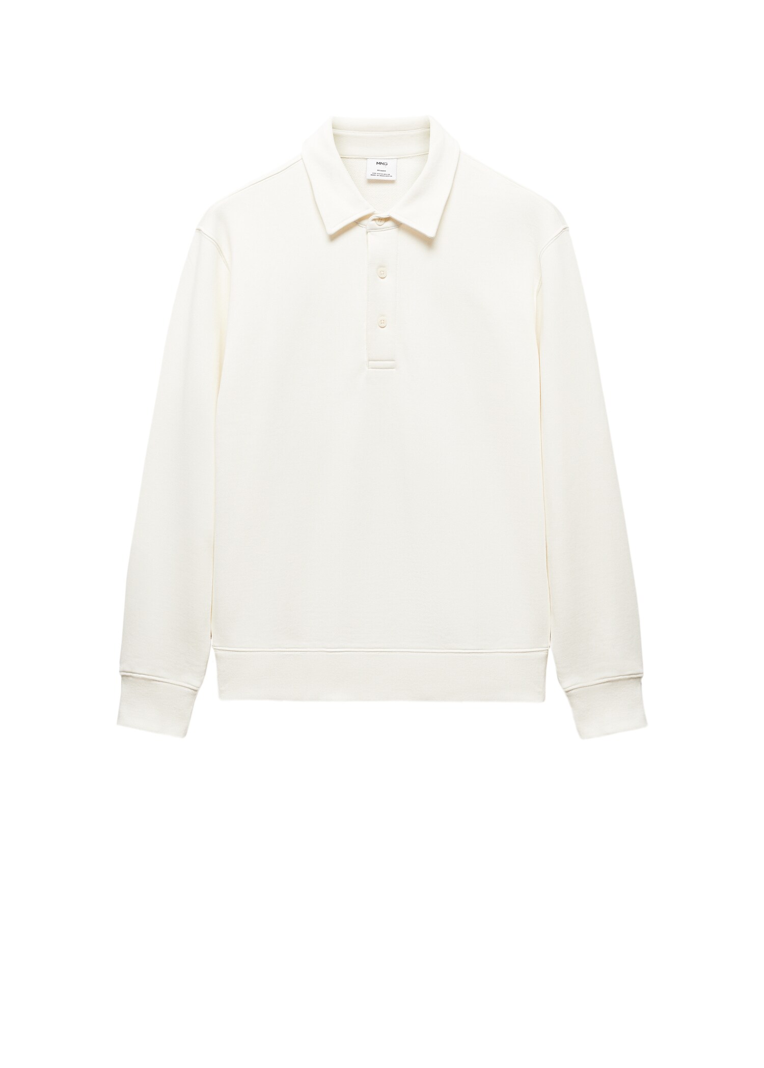 Cotton polo sweatshirt - Details of the article 9