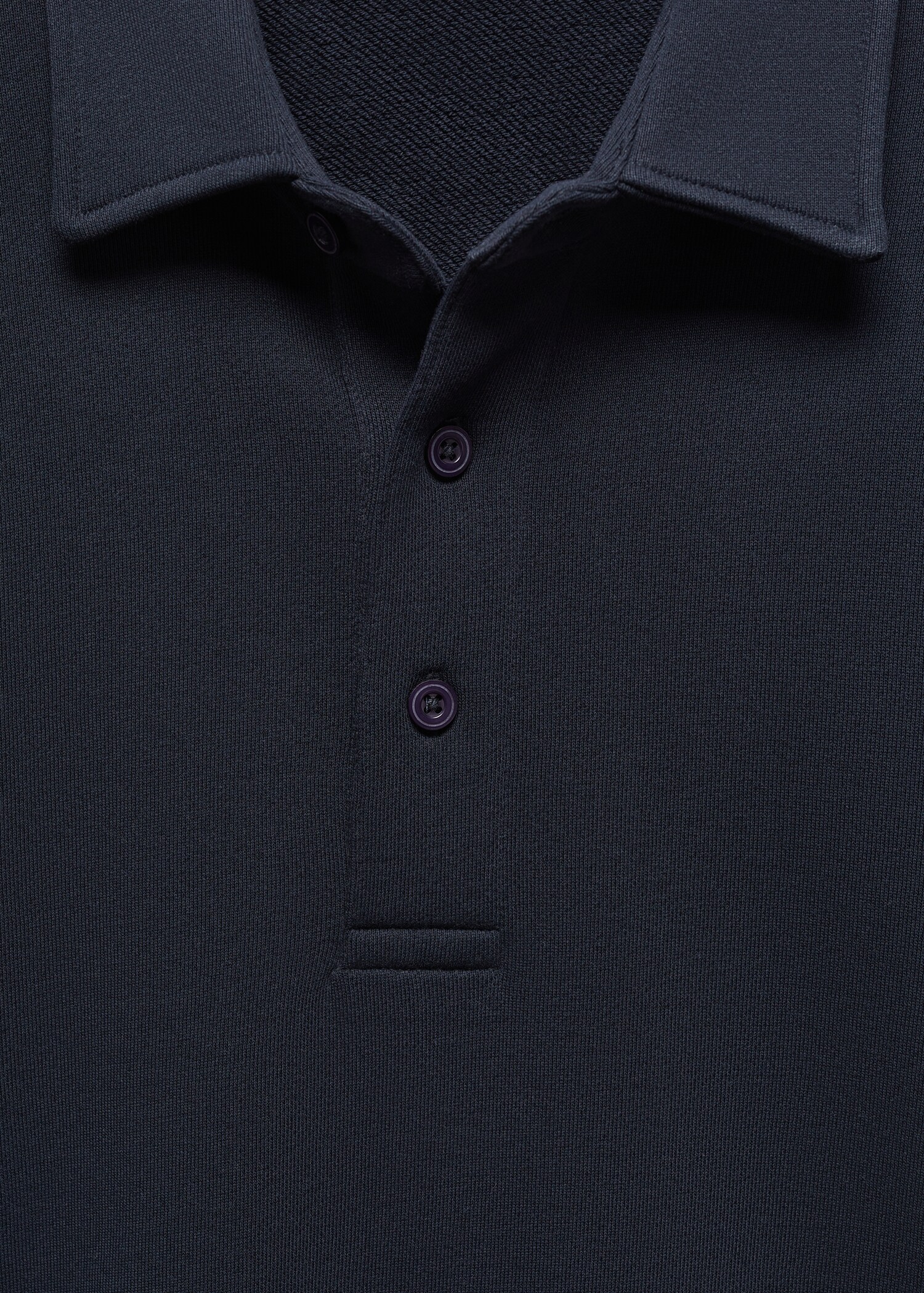 Cotton polo sweatshirt - Details of the article 8