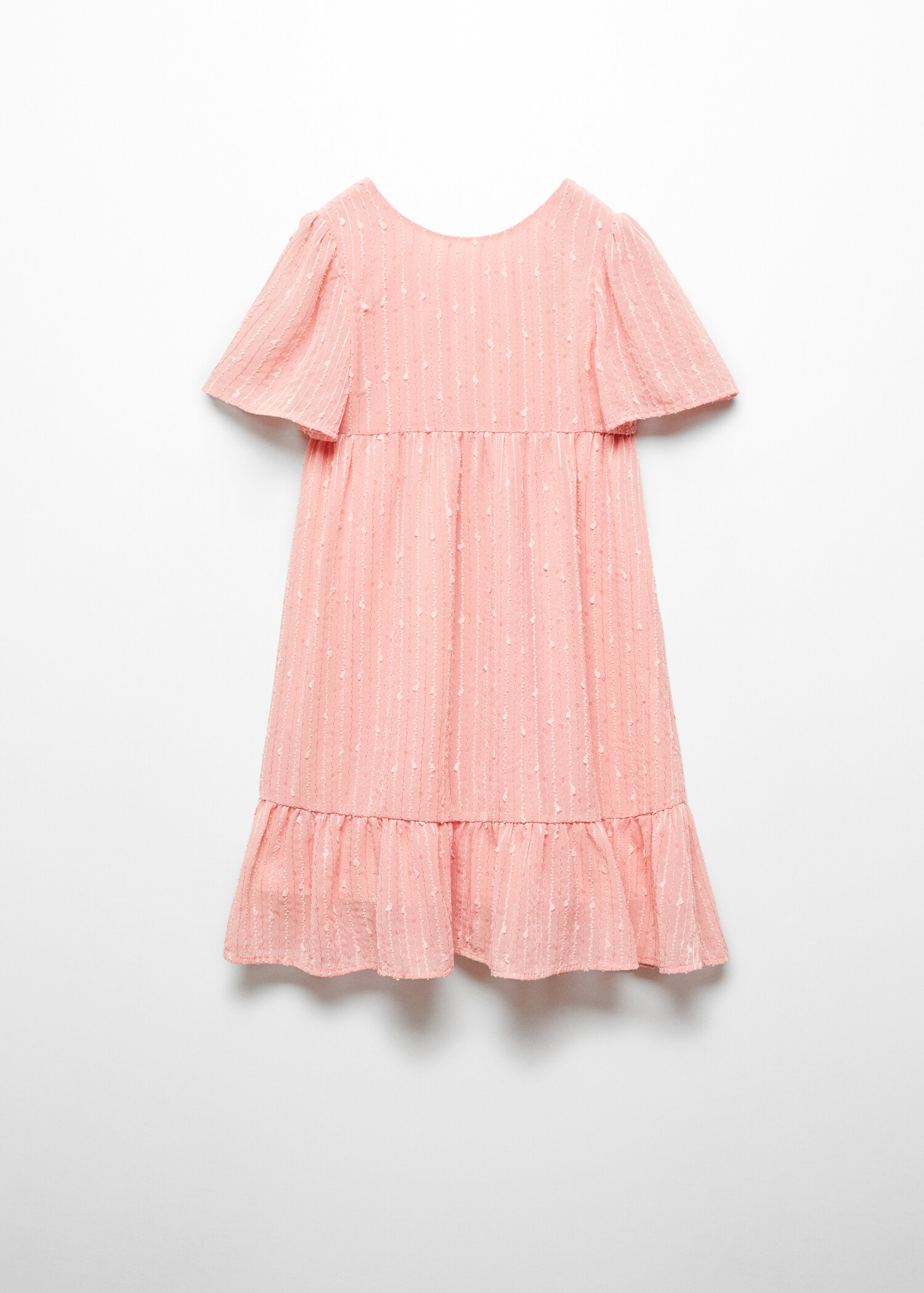 Besticktes Kleid mit Volants - Artikel ohne Model