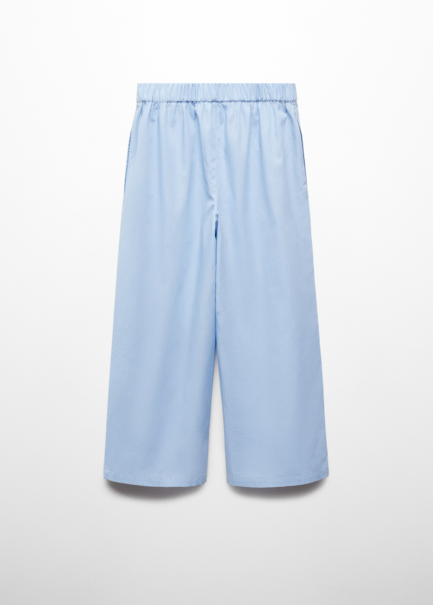 Cotton culotte trousers - Reverse of the article