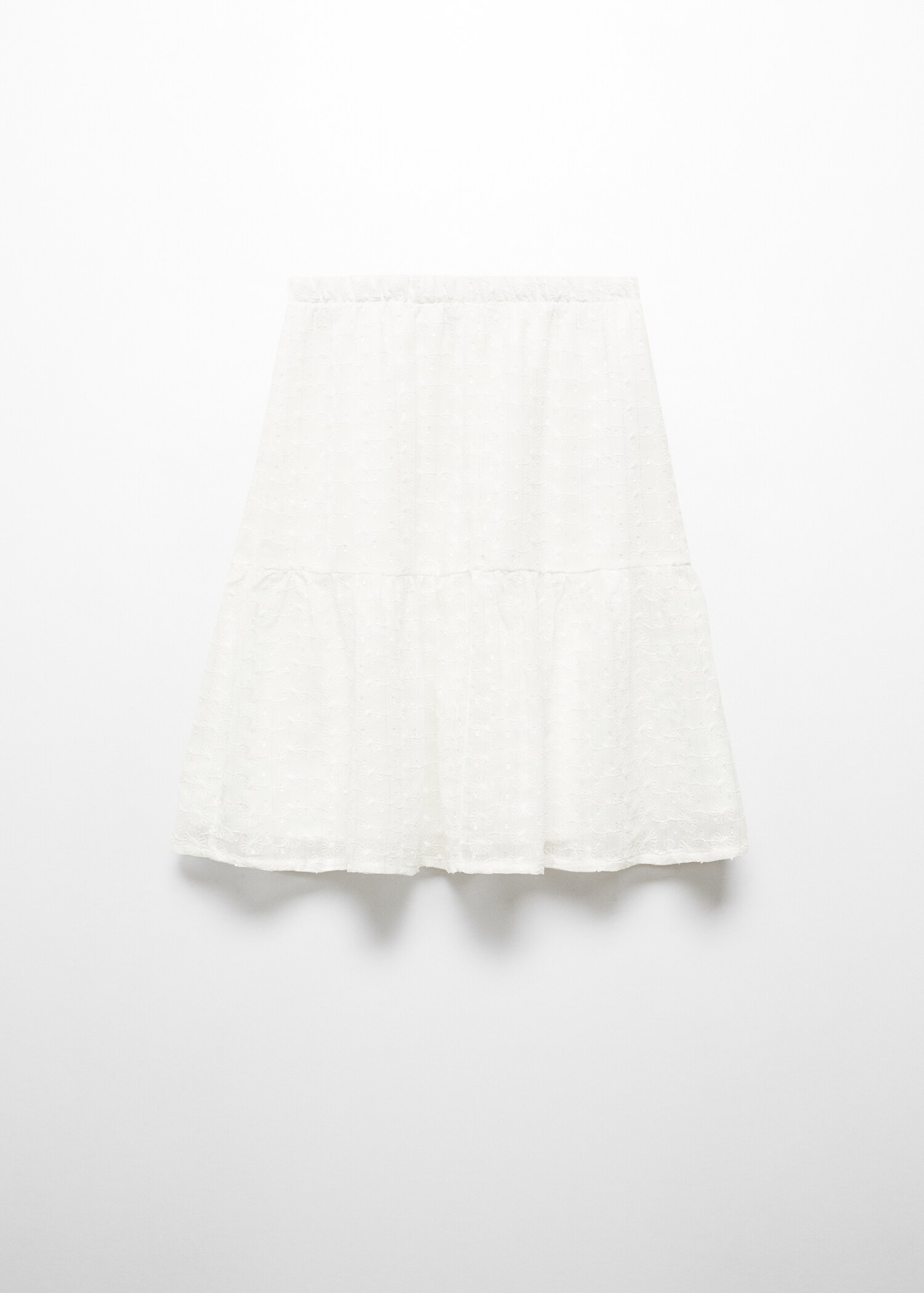 Floral embroidery skirt - Reverse of the article