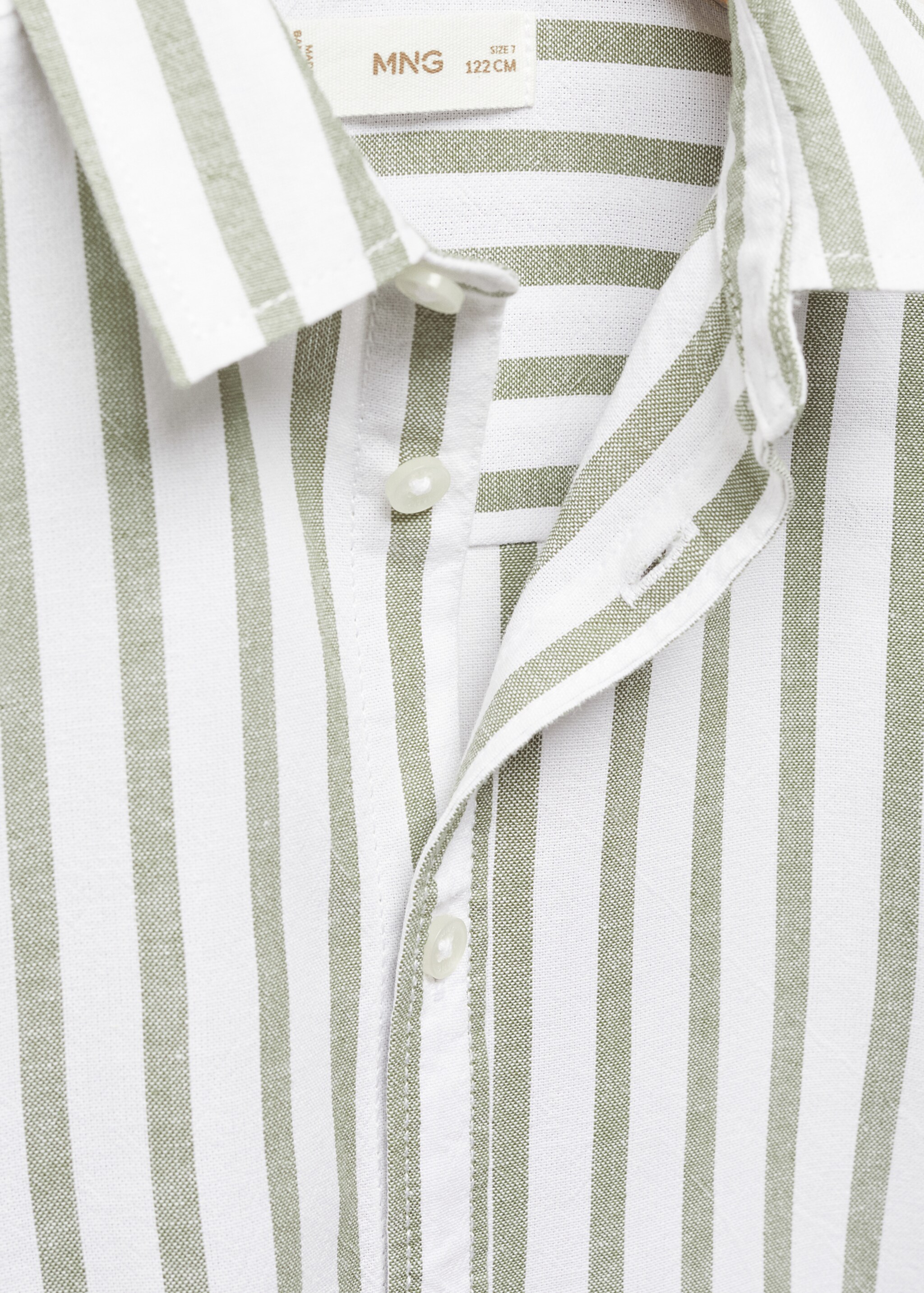 Striped slim-fit shirt - Details of the article 8