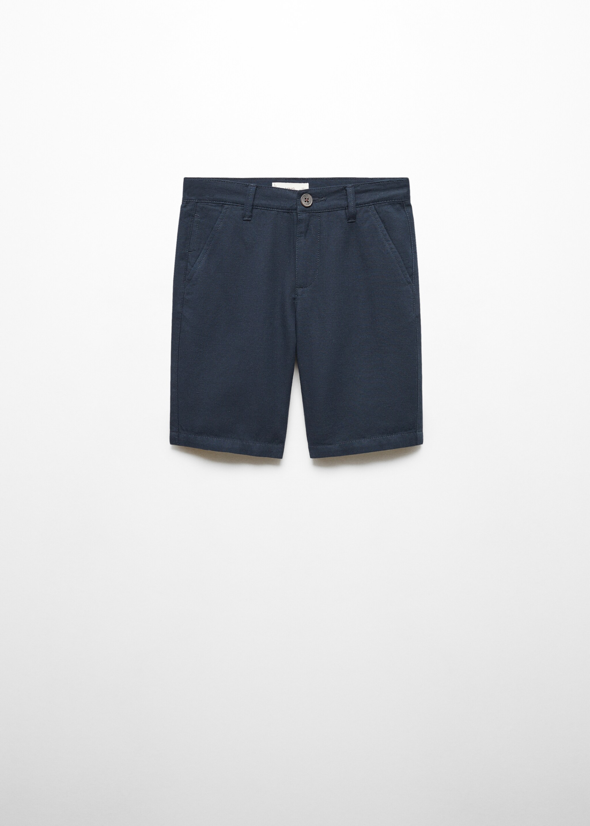Linen chino Bermuda shorts - Article without model