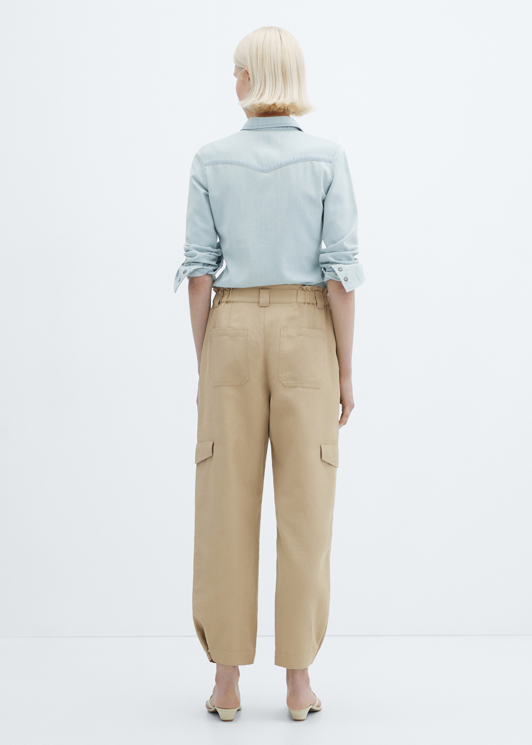 Pantalons cargo lli - Revers de l'article