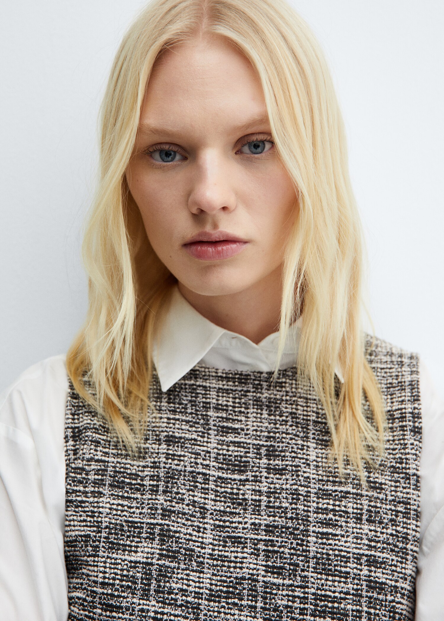 Marbled tweed jumpsuit - Details of the article 1