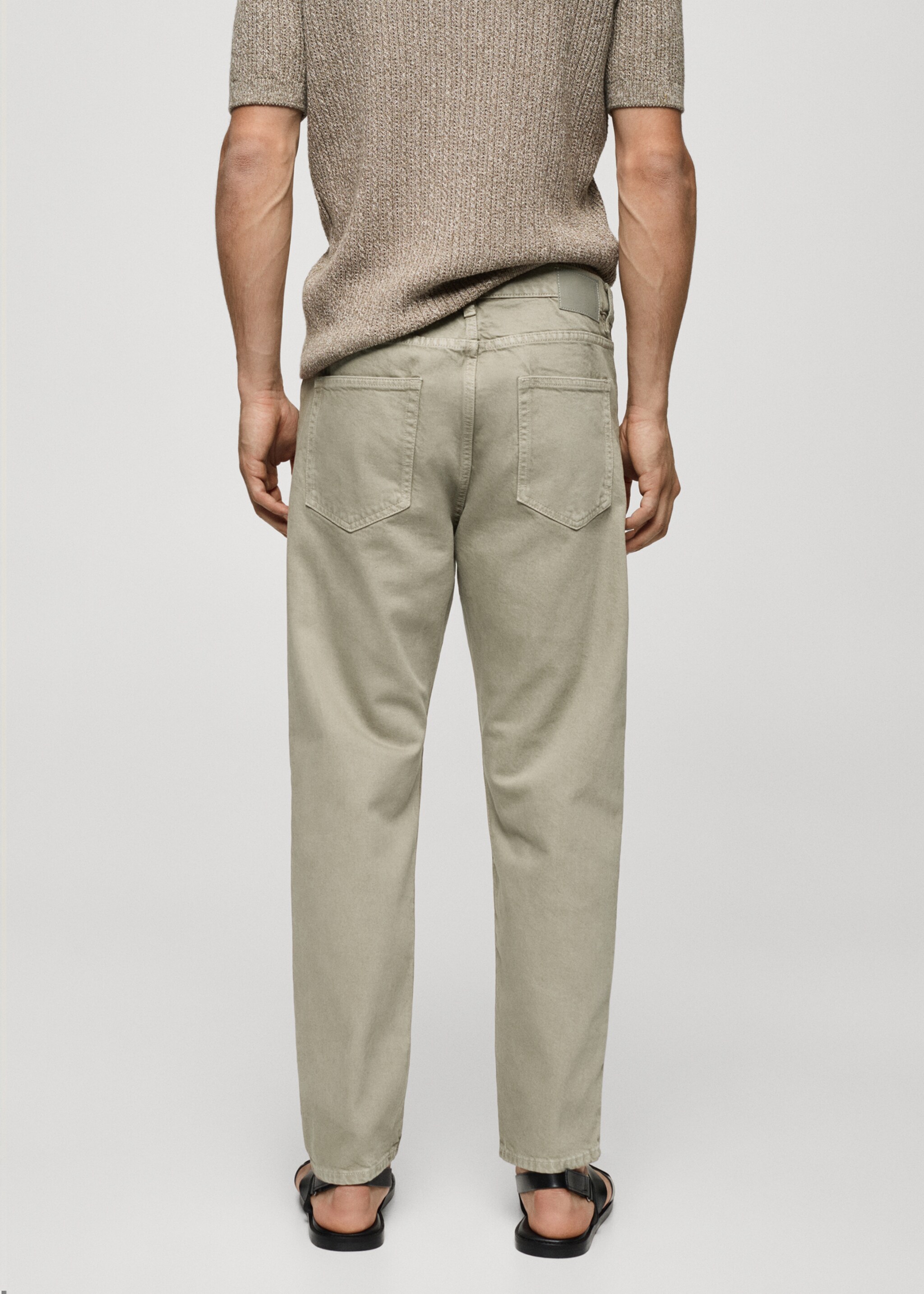 Tapered-fit jeans - Reverse of the article