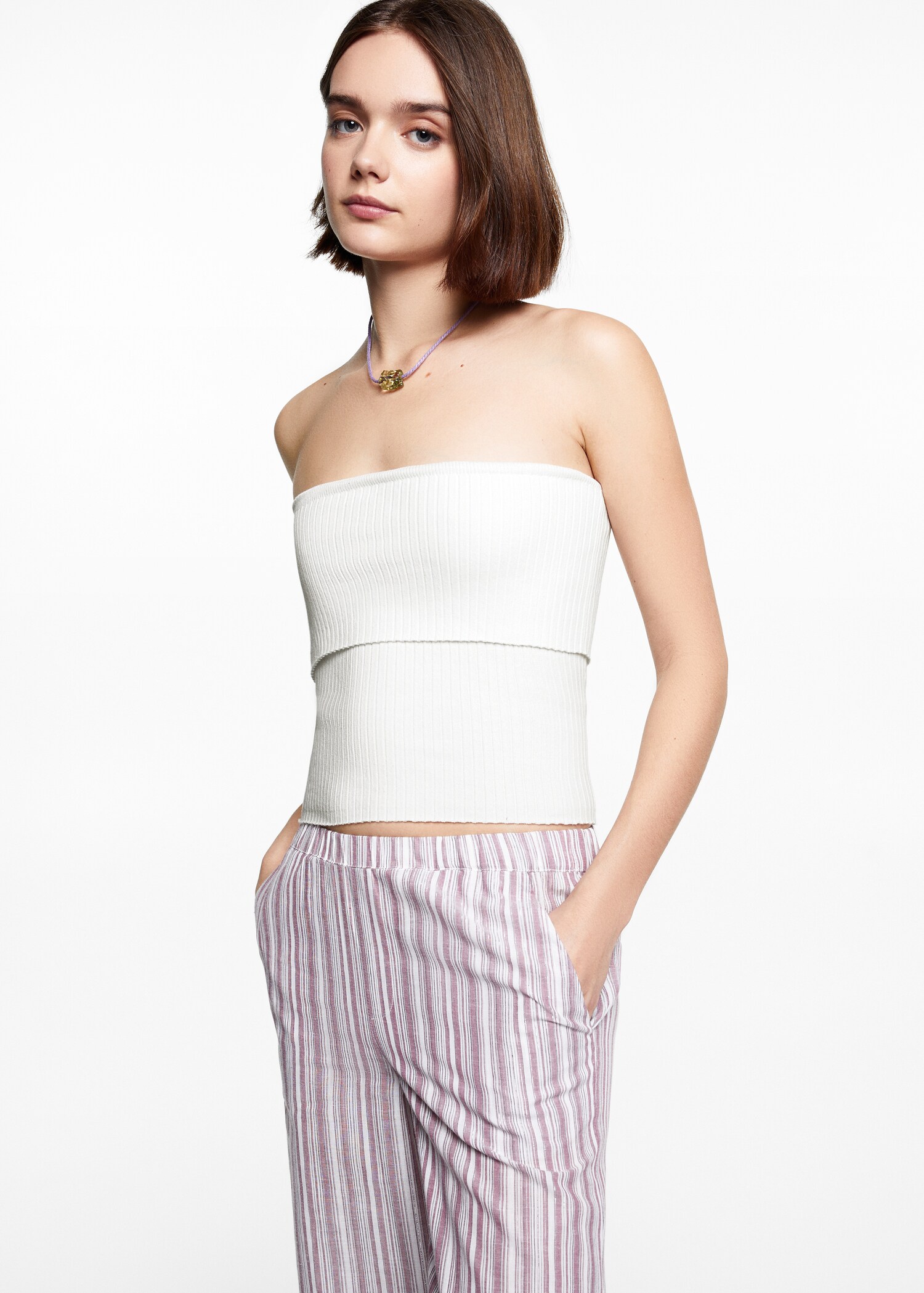 Strapless top - Medium plane