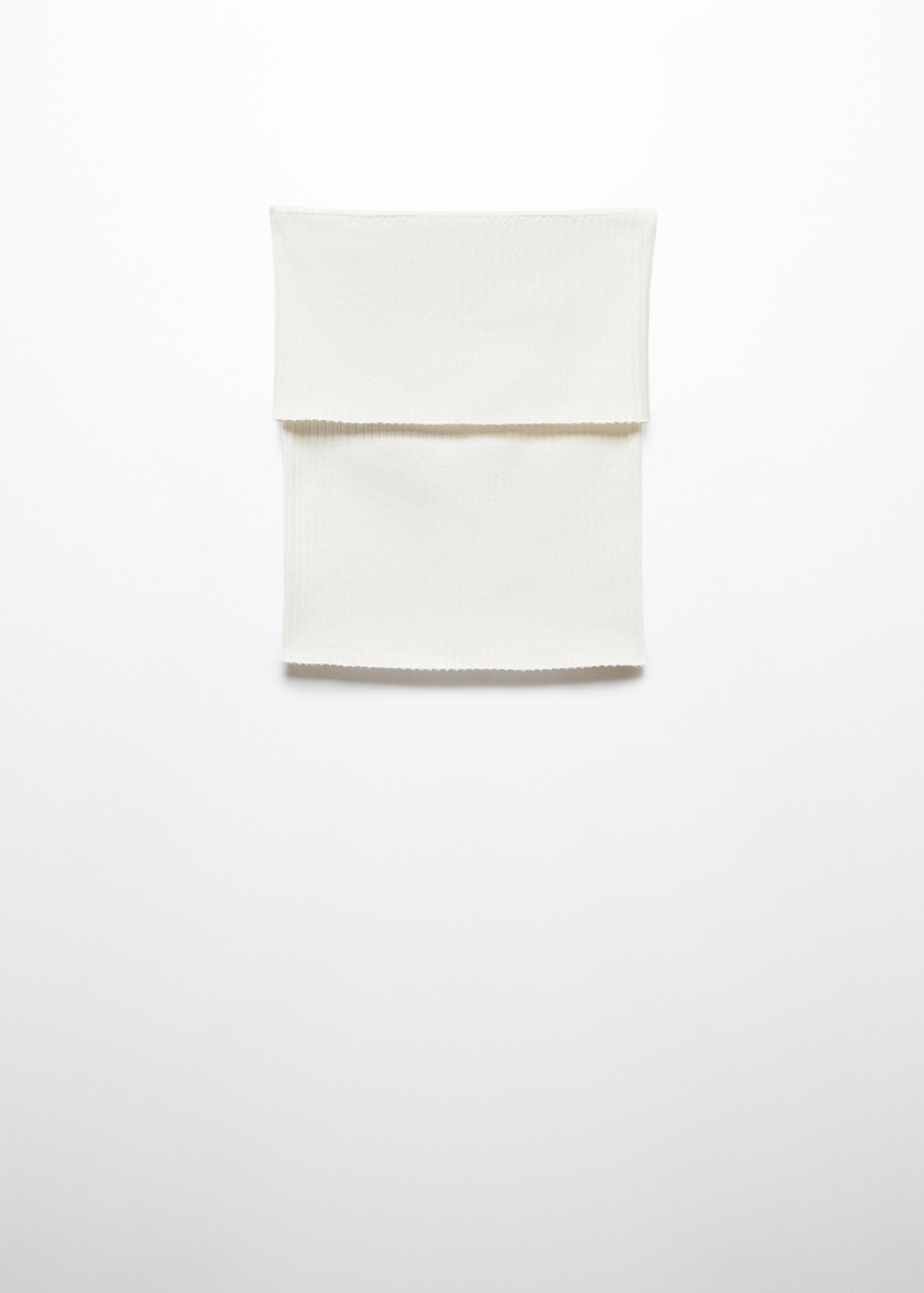Strapless top - Article without model, Ecru. Ref: 67095141-00.