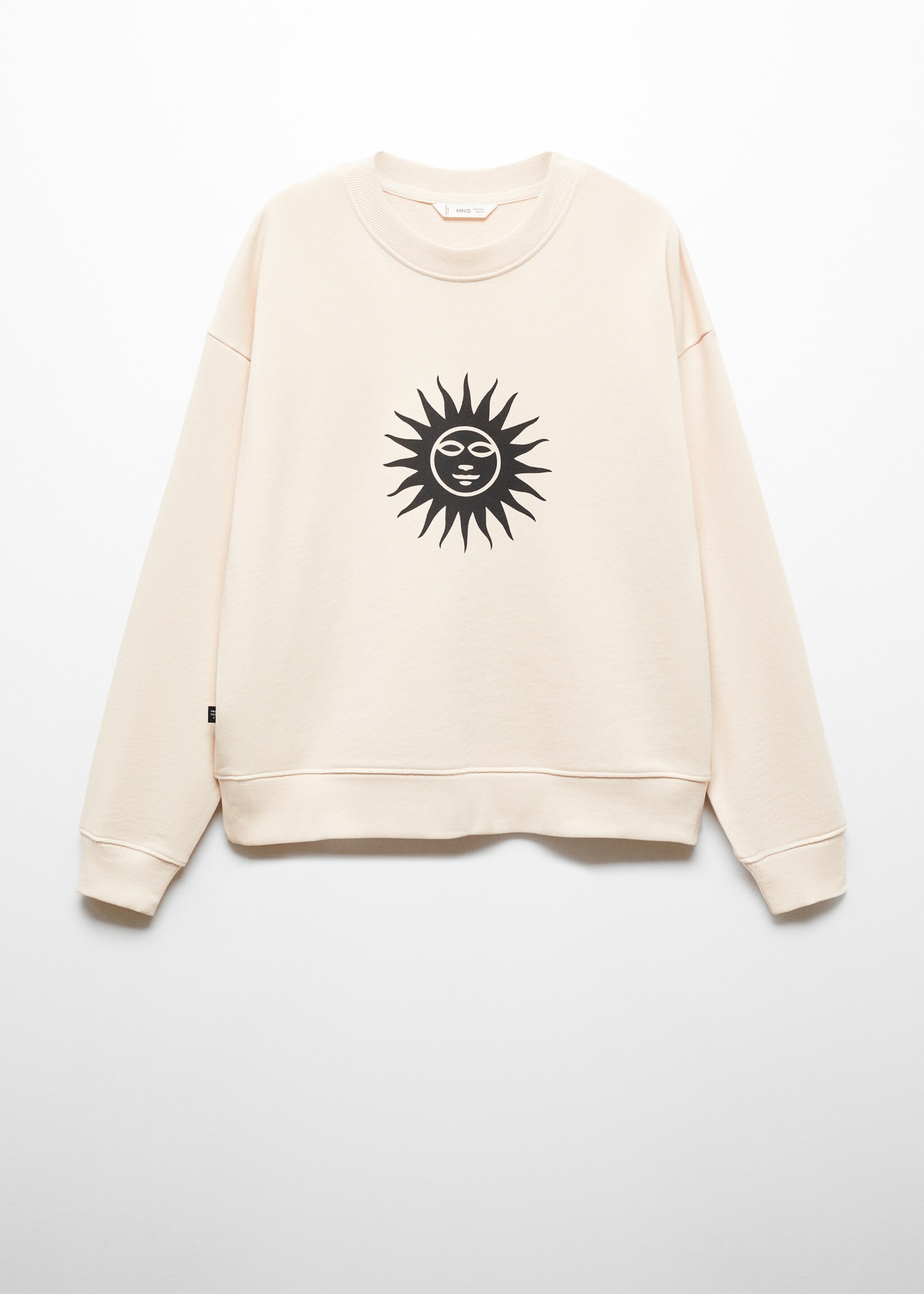 Printed cotton sweatshirt - Article without model