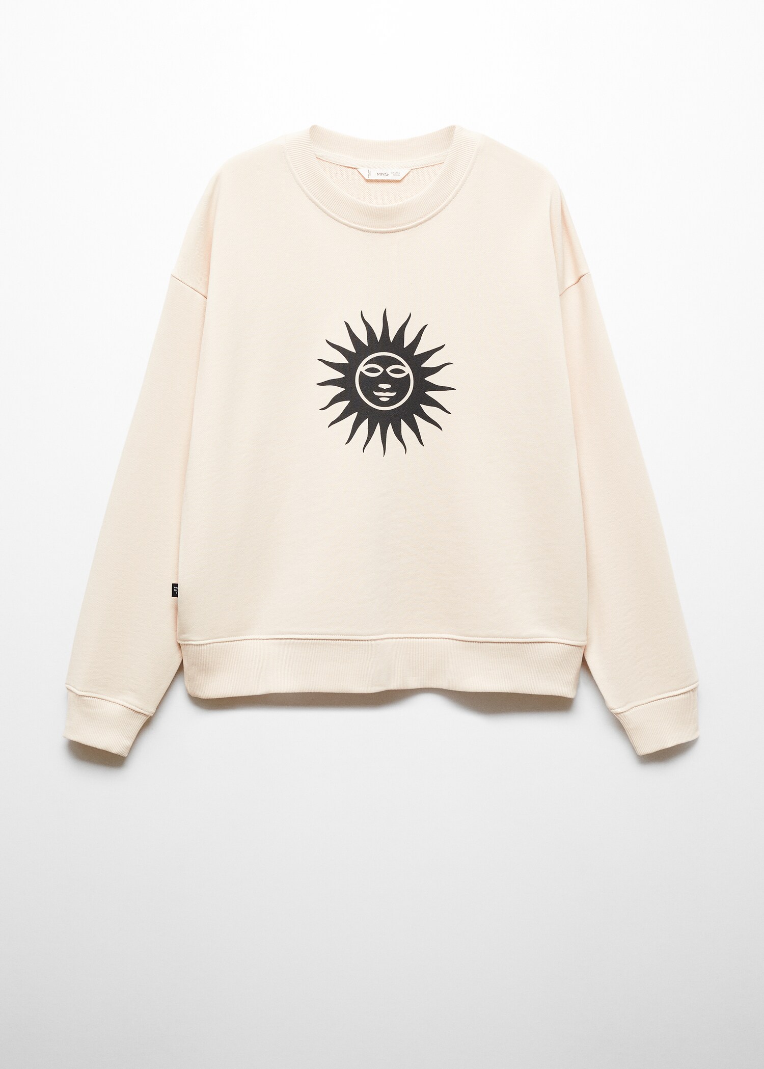 Printed cotton sweatshirt - Article without model