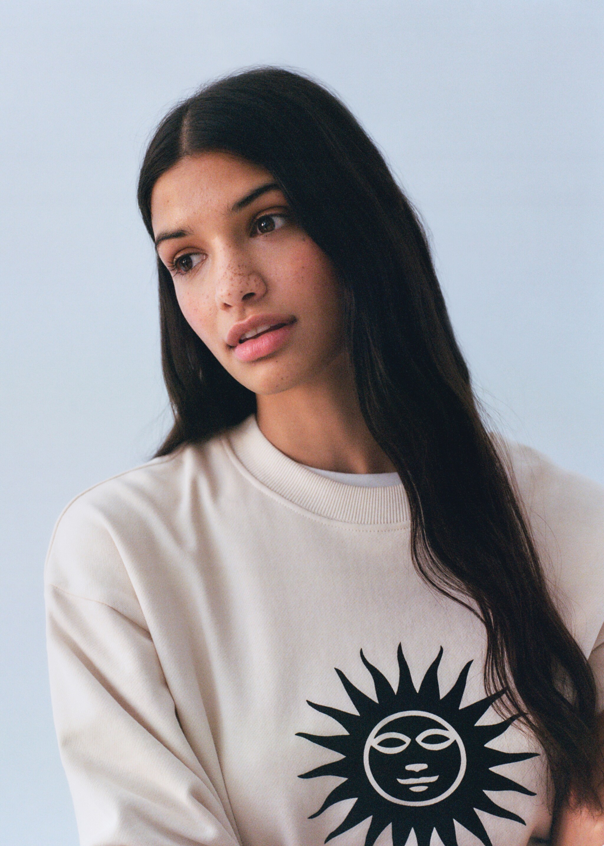 Printed cotton sweatshirt - Details of the article 5