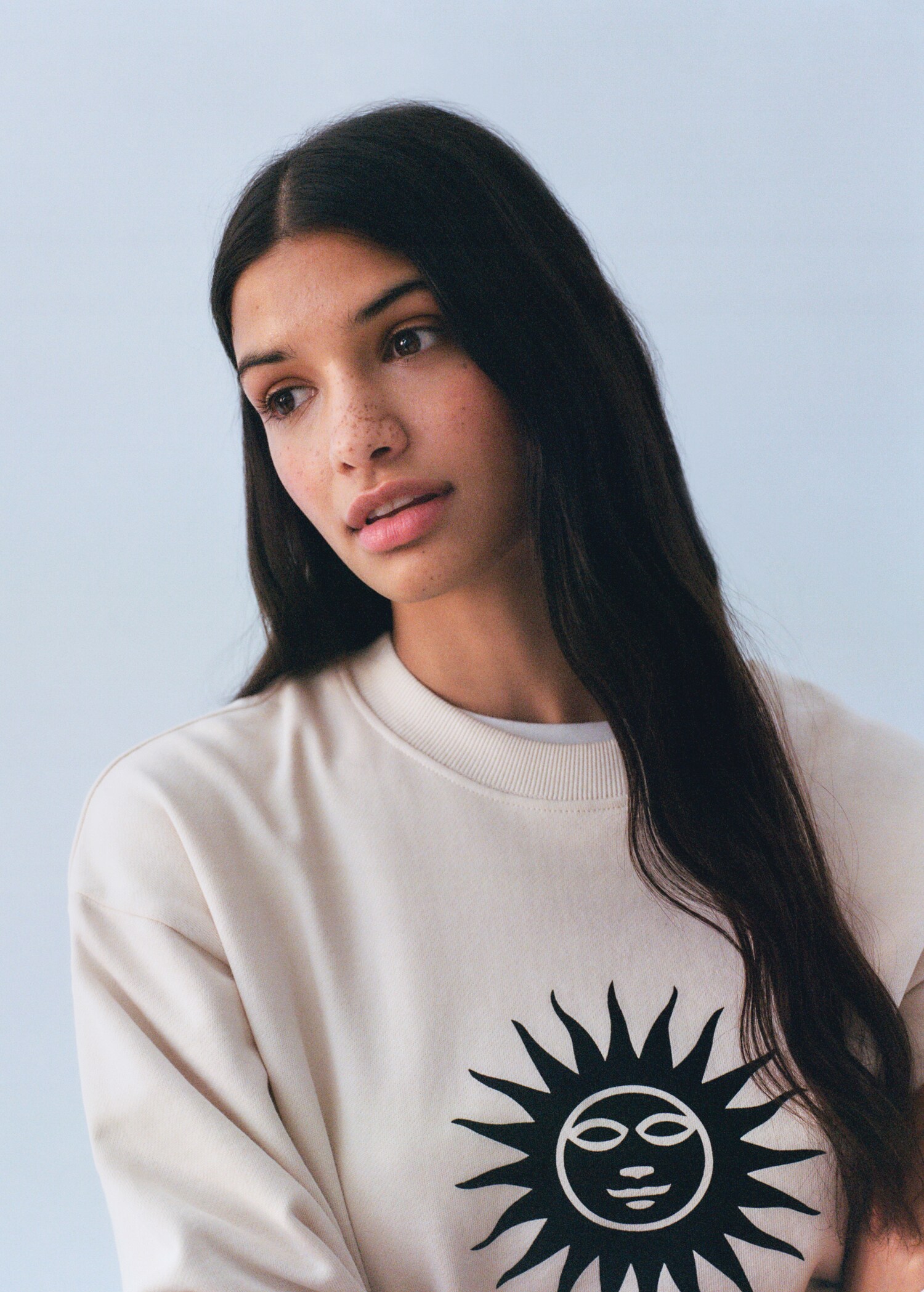 Printed cotton sweatshirt - Details of the article 5