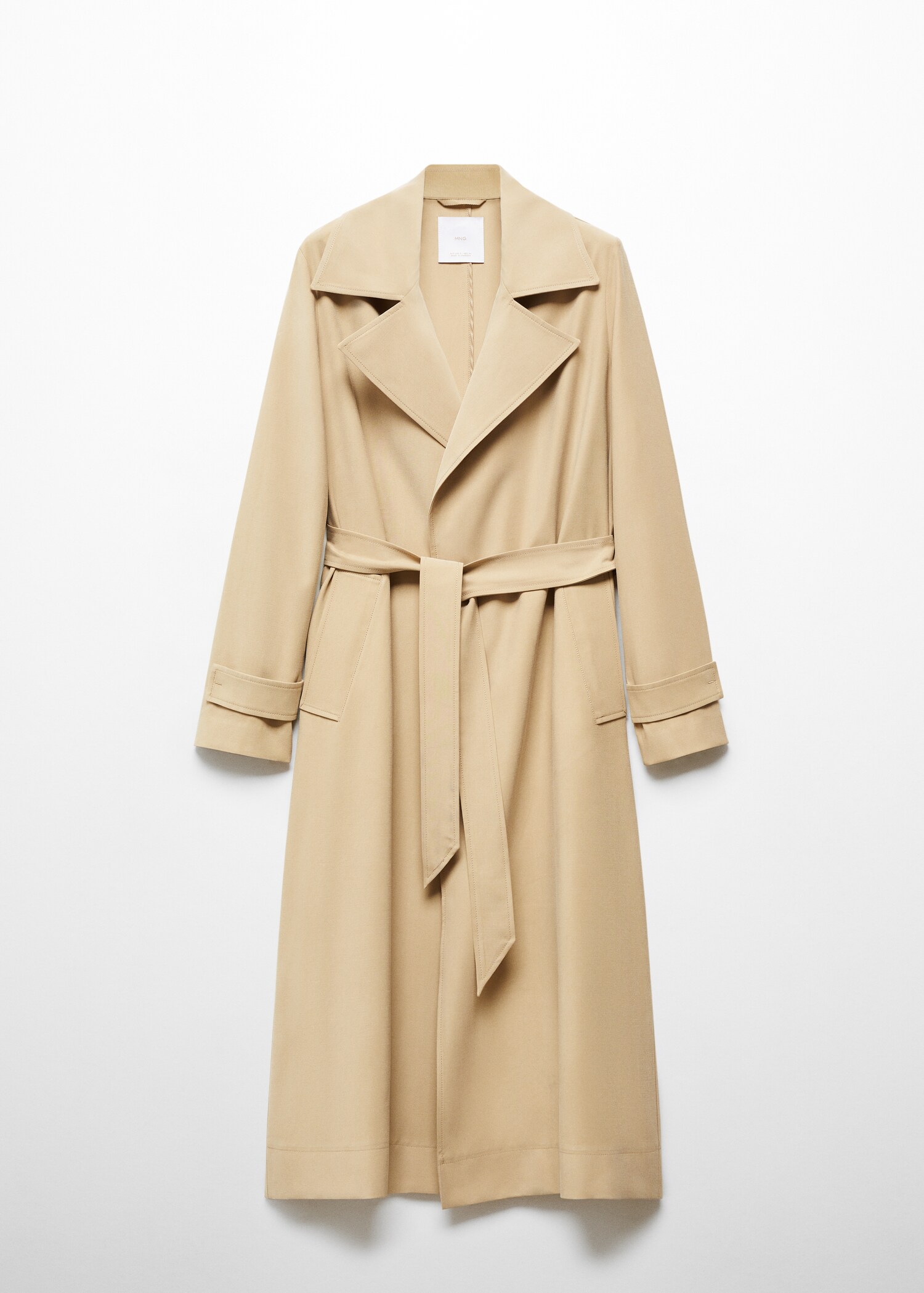 Trench fluido solapas - Artículo sin modelo