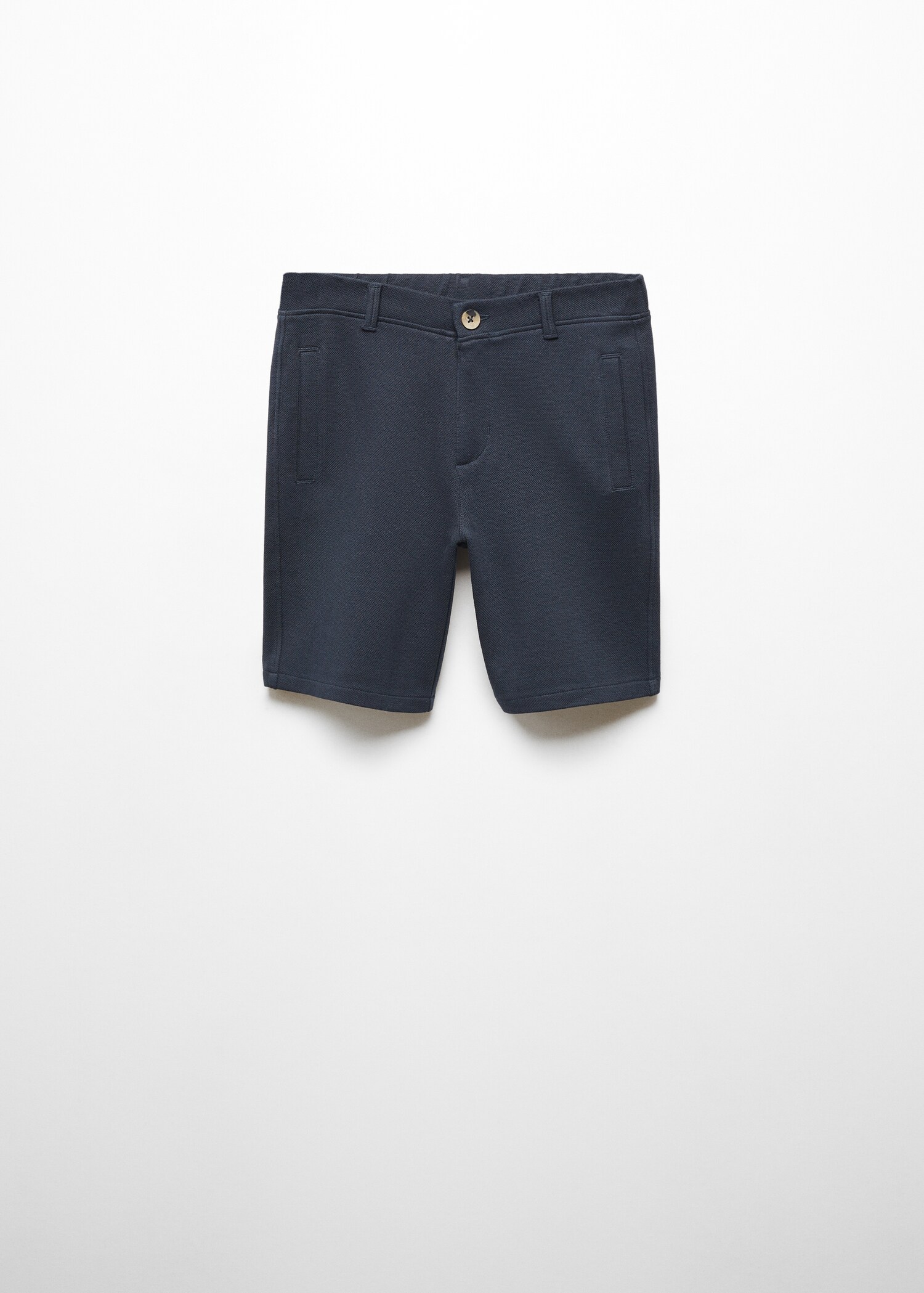 Slim-fit chino cotton bermuda shorts - Article without model