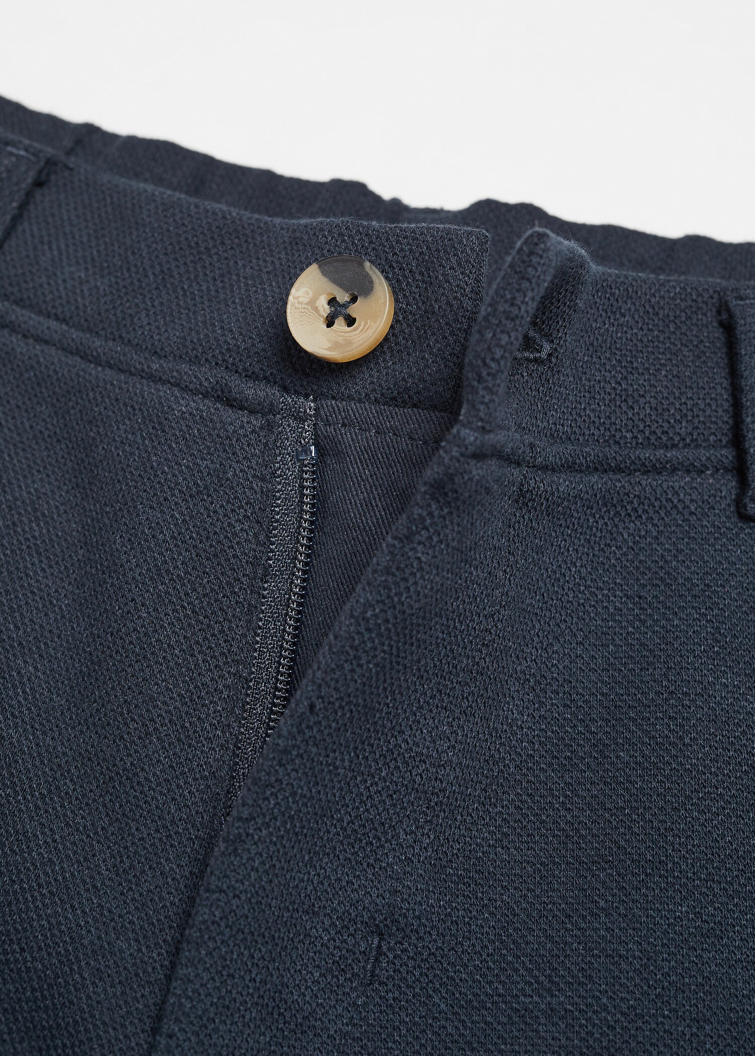 Slim-fit chino cotton bermuda shorts - Details of the article 8