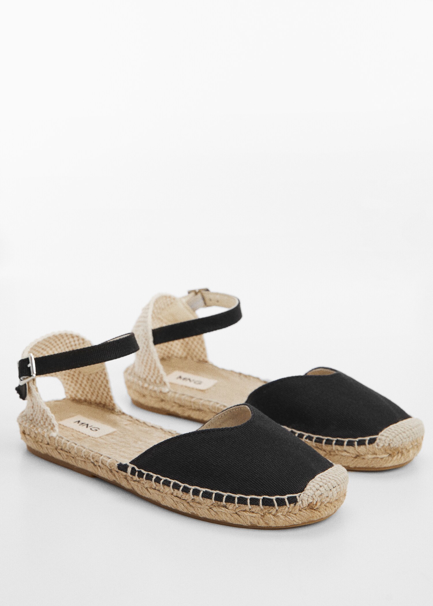 Espadrillos i mocka - Bild av mittparti