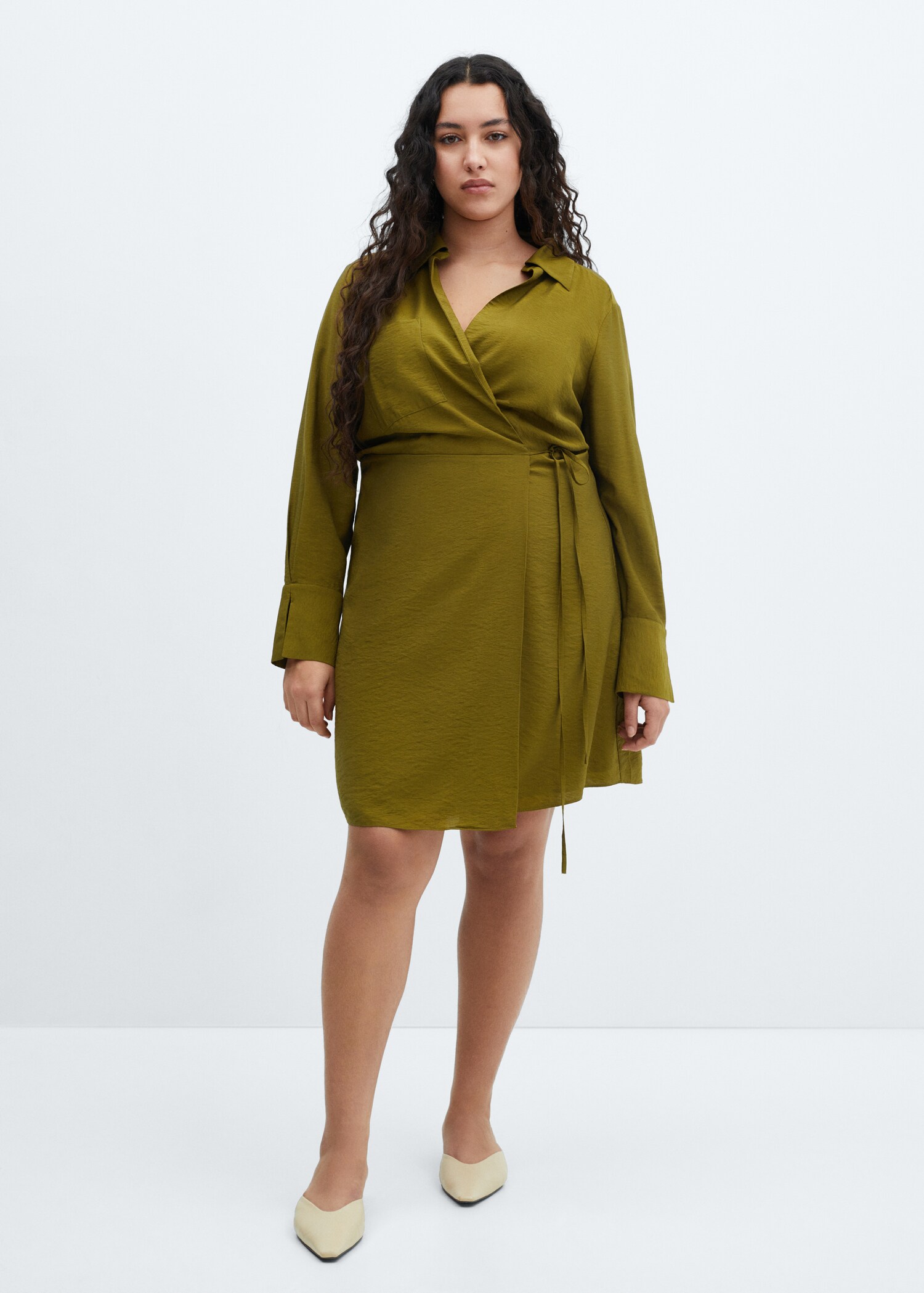 Bow wrap dress - Details of the article 3