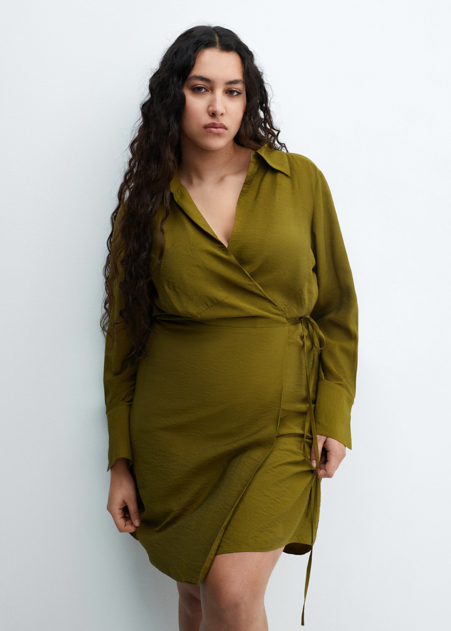 Bow wrap dress - Details of the article 5