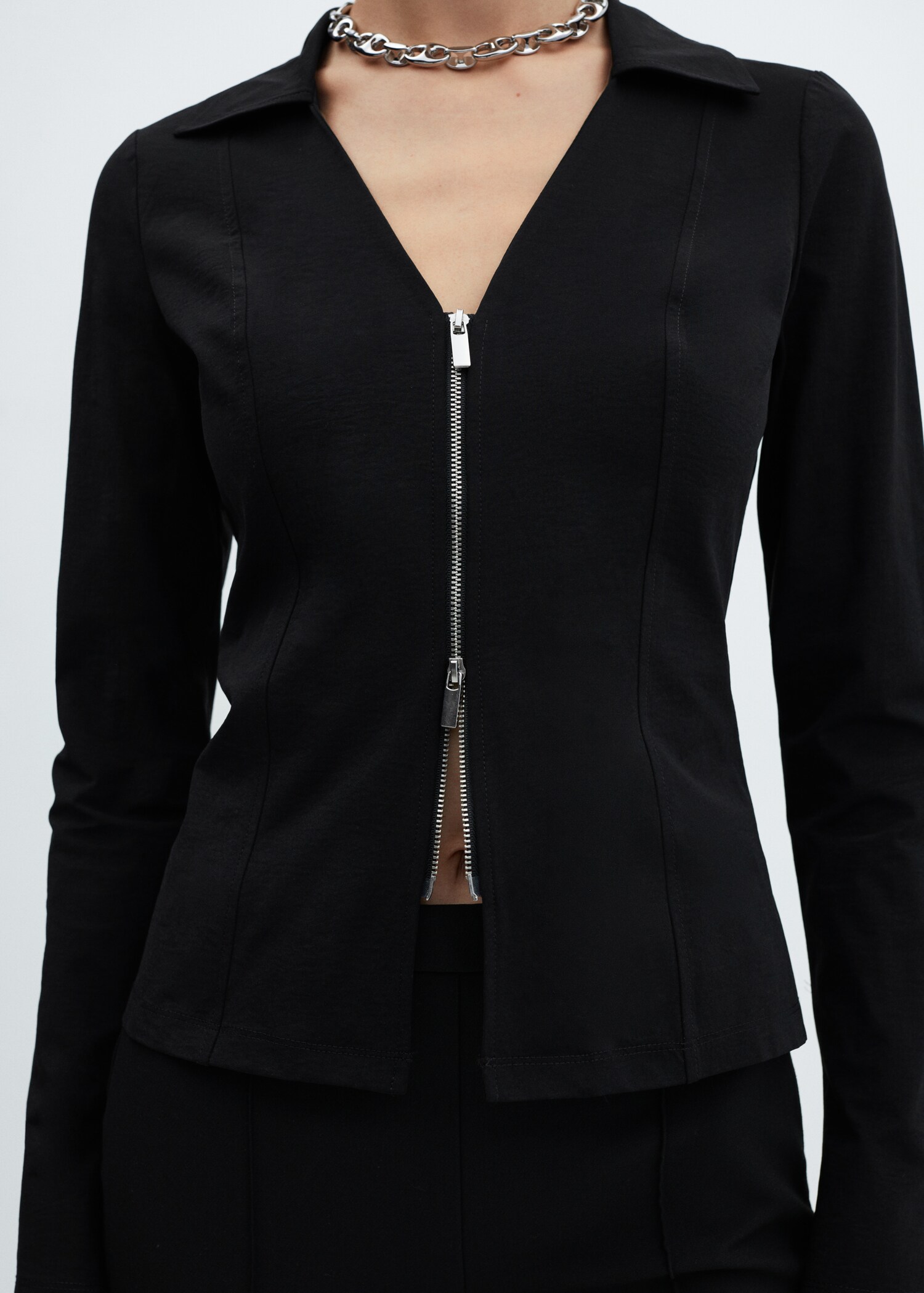 Zipper fitted jacket - Details of the article 6