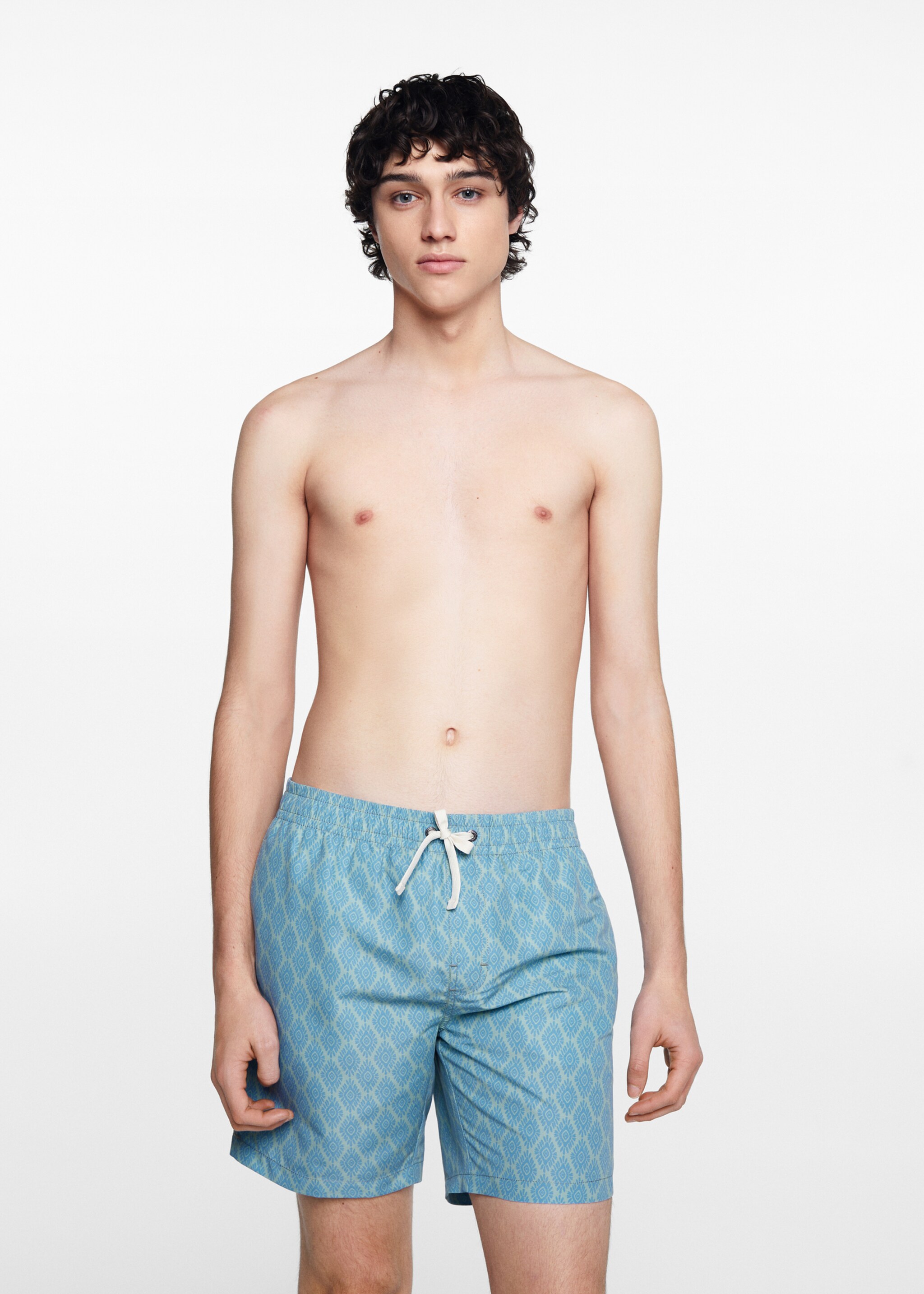 Printed swimming trunks - Medium plane